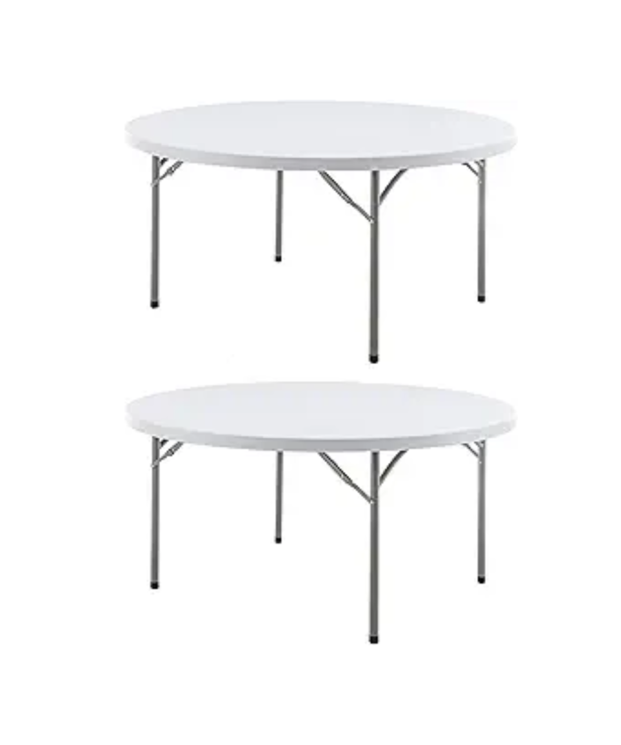 Round Folding Table Set