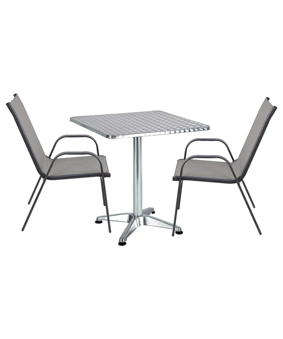 Outdoor Bistro Furniture Set with Table and Chairs