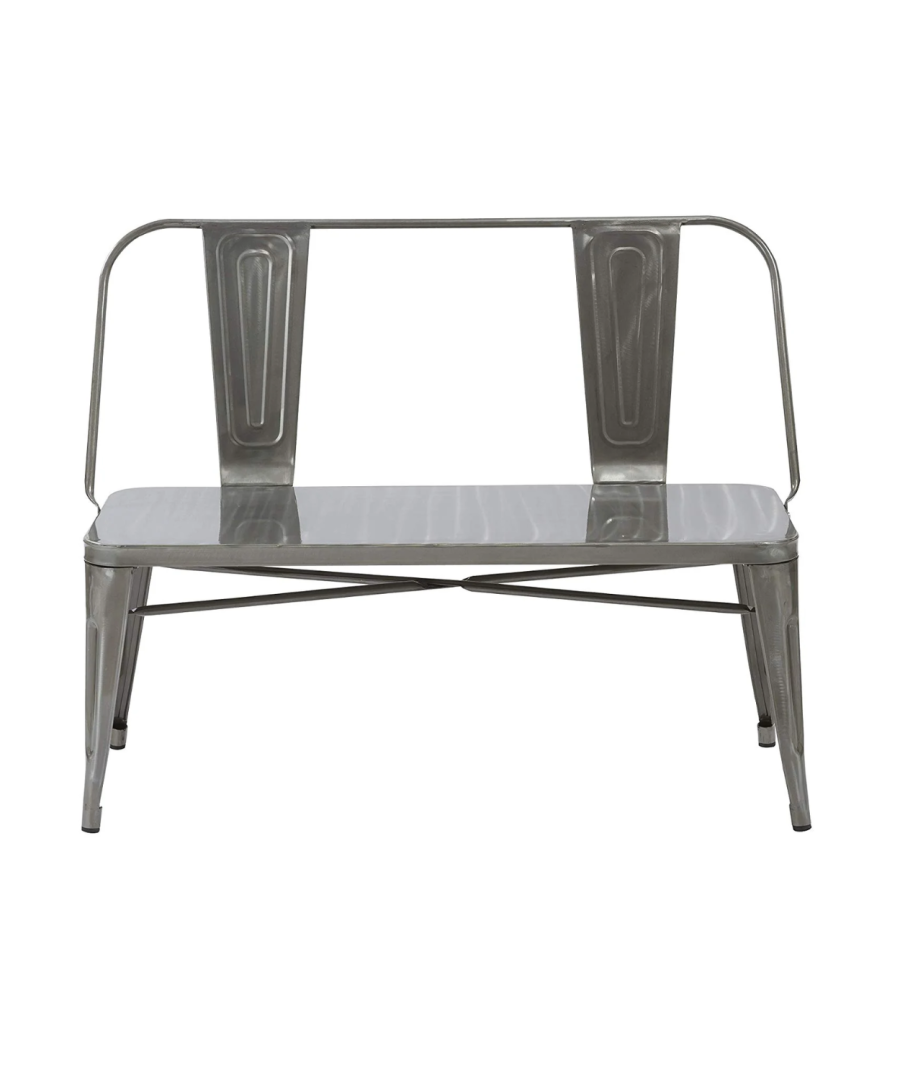 Two-Seater Metal Bench