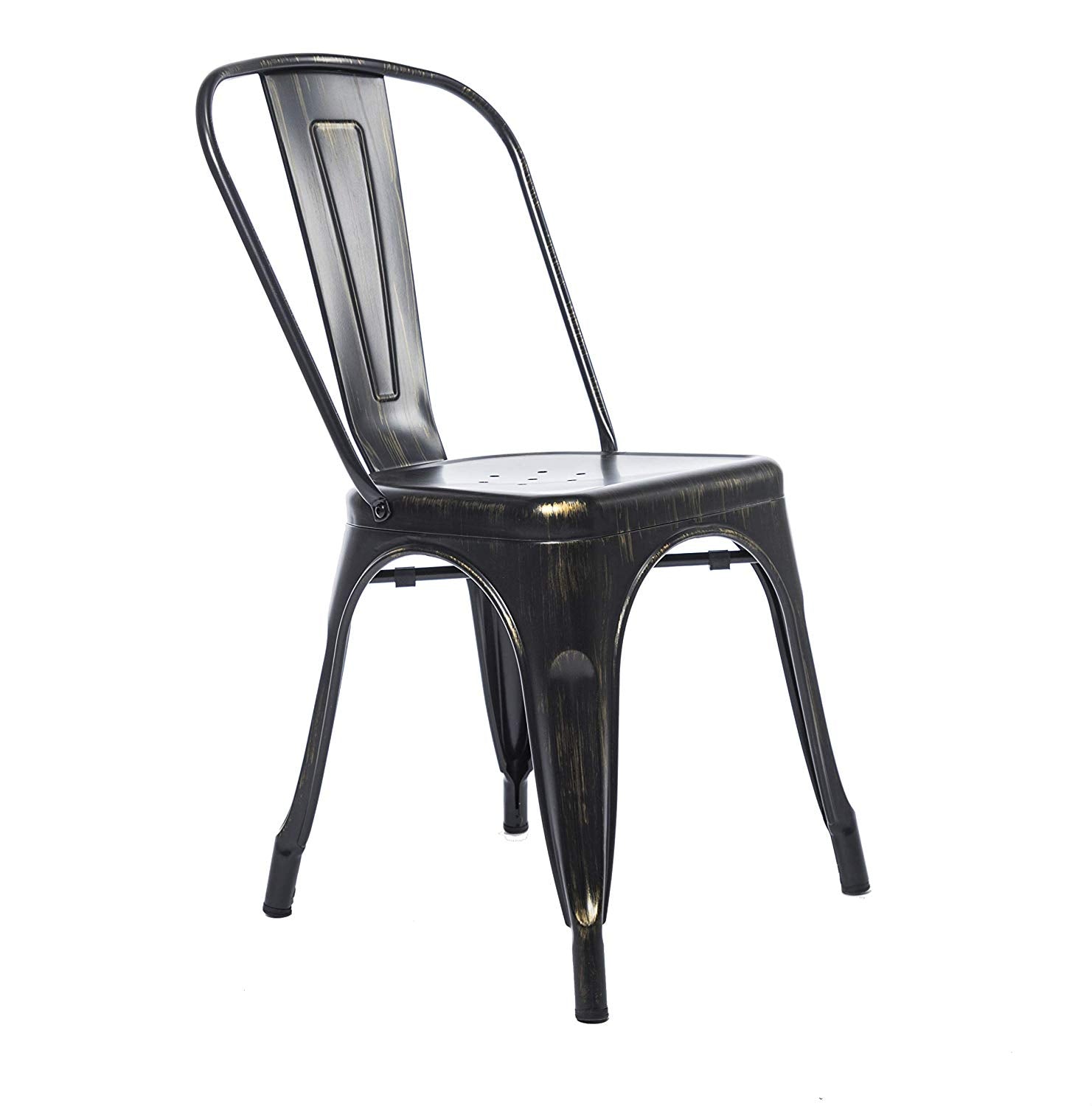 Stackable Metal Dining Chairs - Image 6