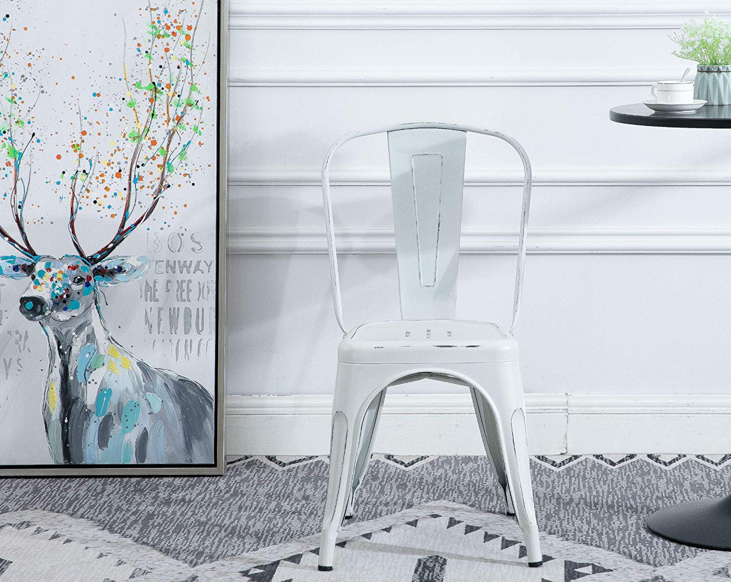 Metal Dining Chair Set - Image 3