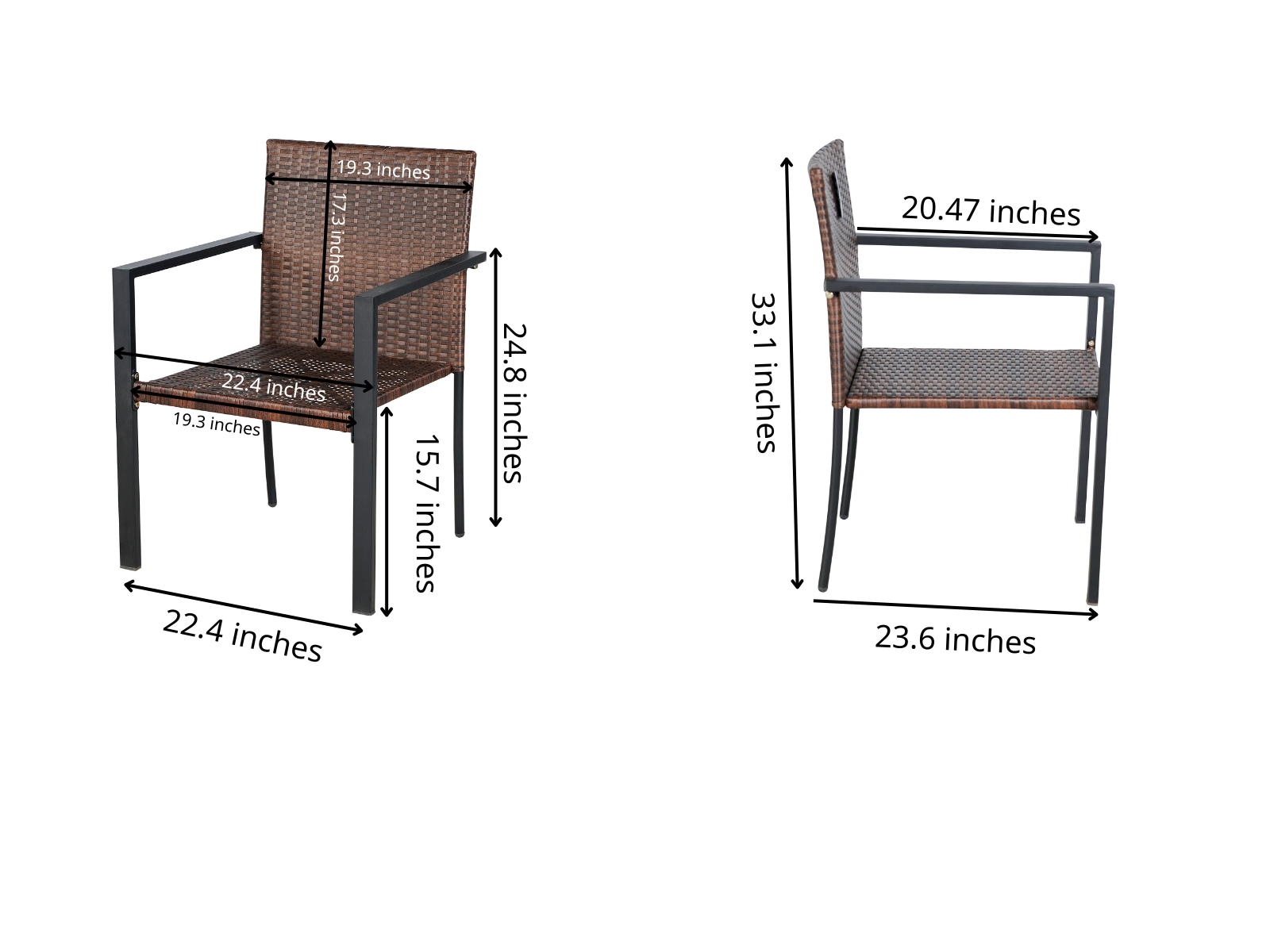 Outdoor Patio Chair Set - Image 3