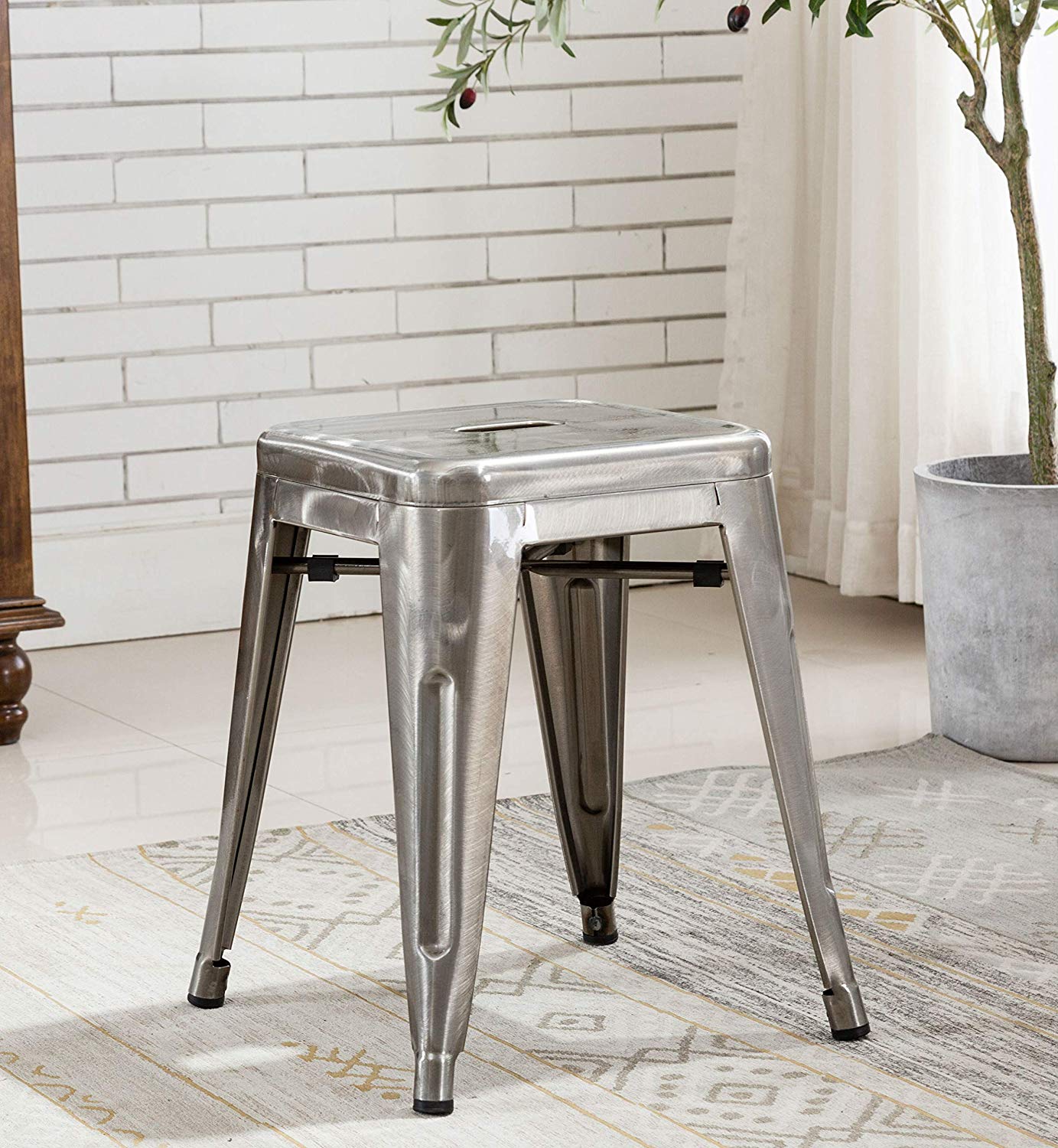Stackable Metal Stool - Image 3
