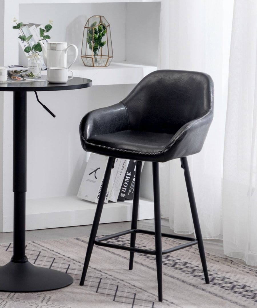 Height-Adjustable Bar Stool