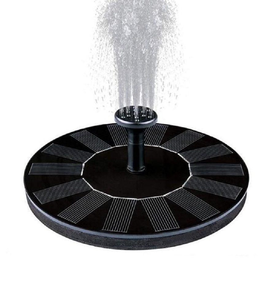 Solar-Powered Floating Water Fountain