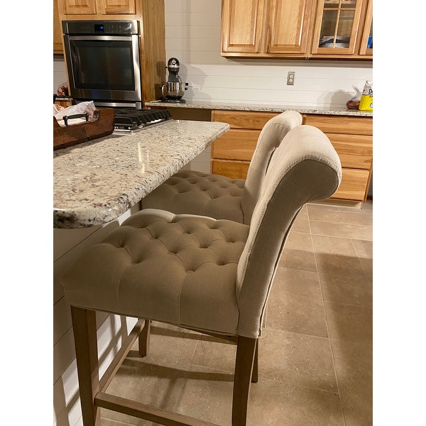 Tufted Bar Stool