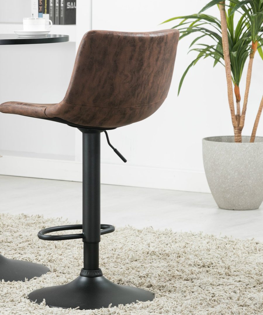 Adjustable Swivel Bar Stool
