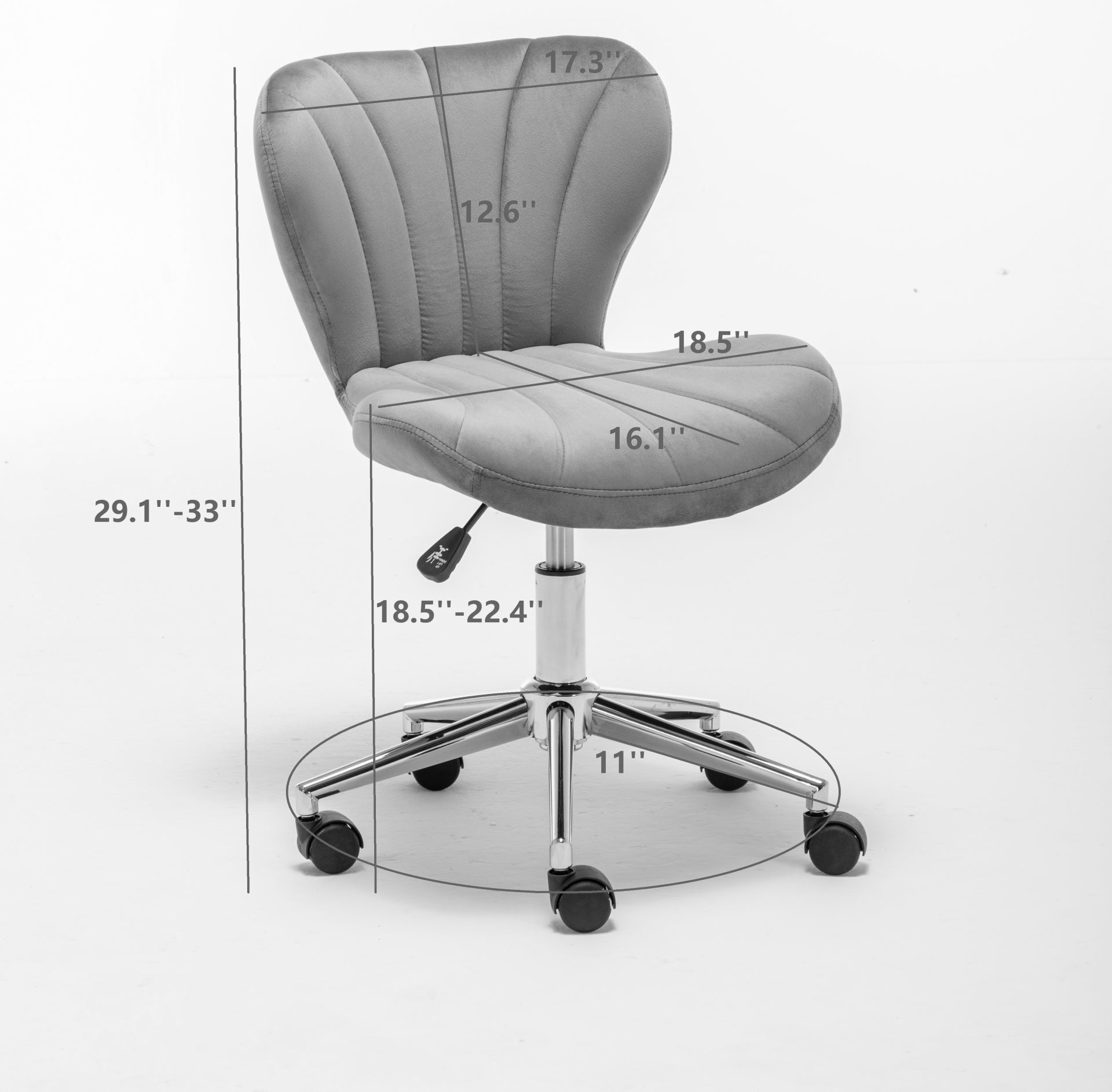 Adjustable Swivel Office Chair - Image 2