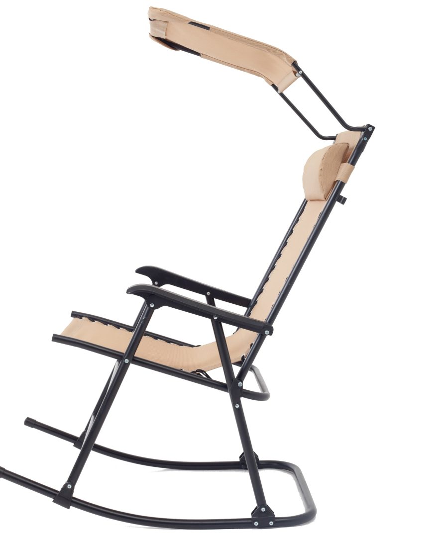 Folding Outdoor Reclining Rocking Chair