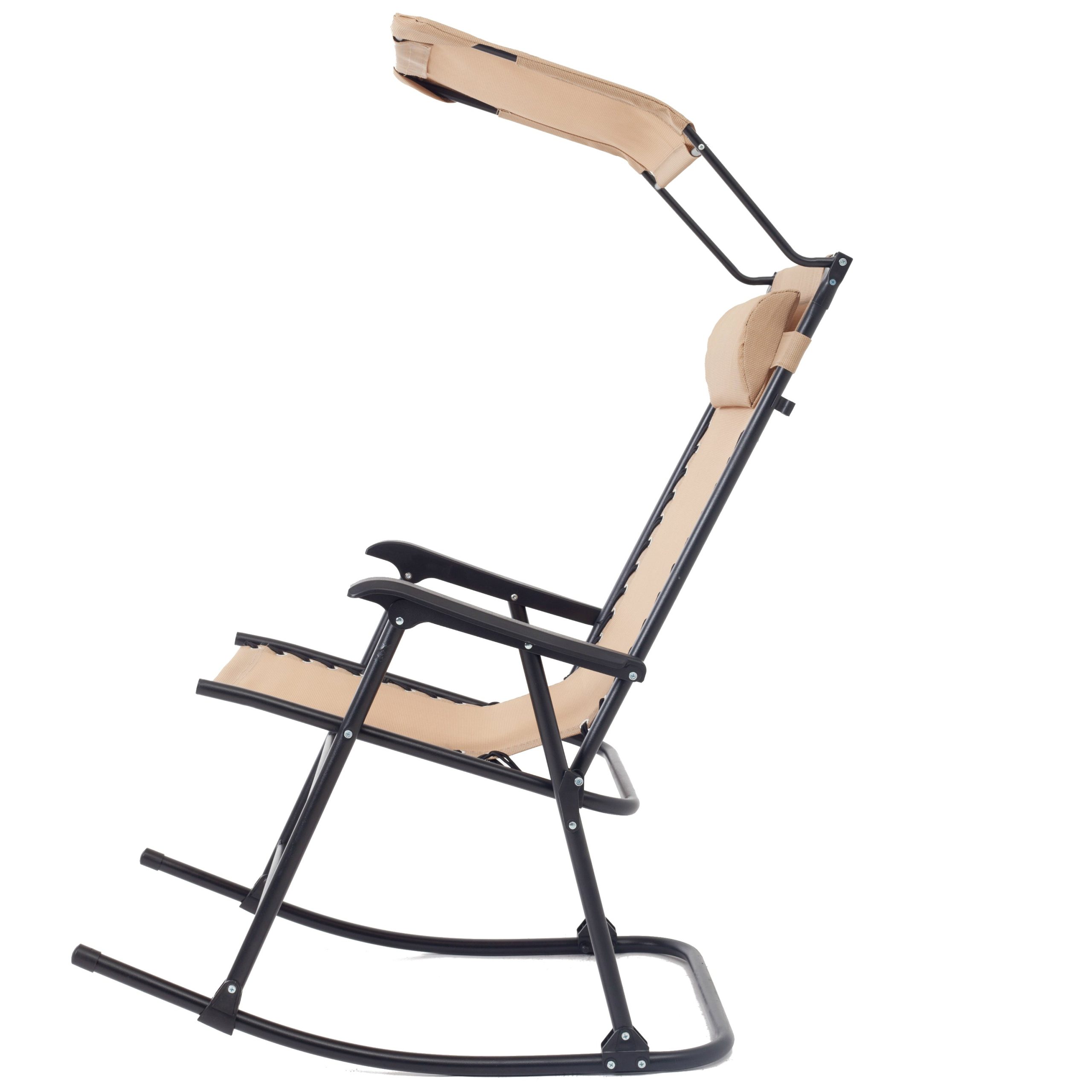 Folding Outdoor Reclining Rocking Chair