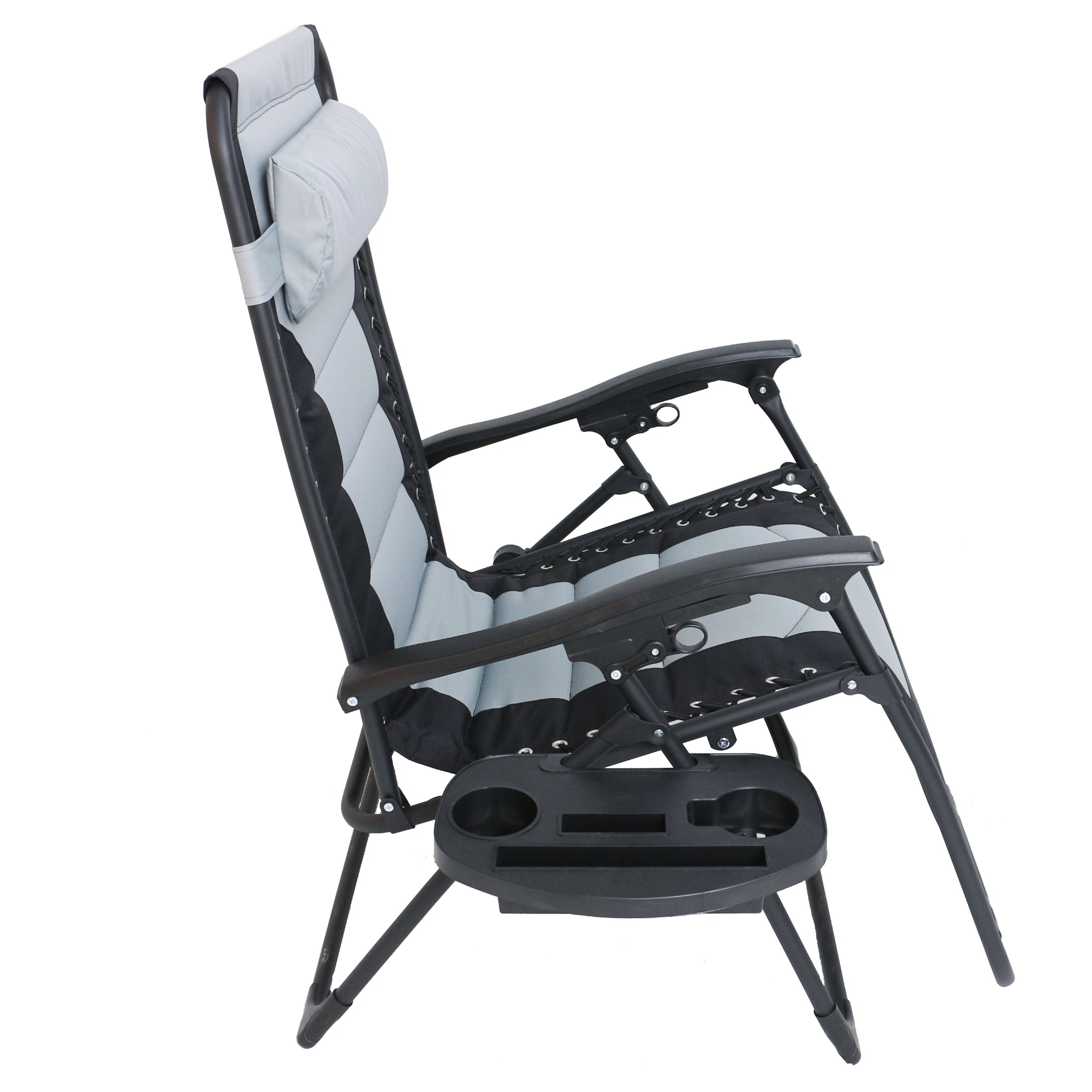 Folding Outdoor Reclining Lounge Chair - Image 4