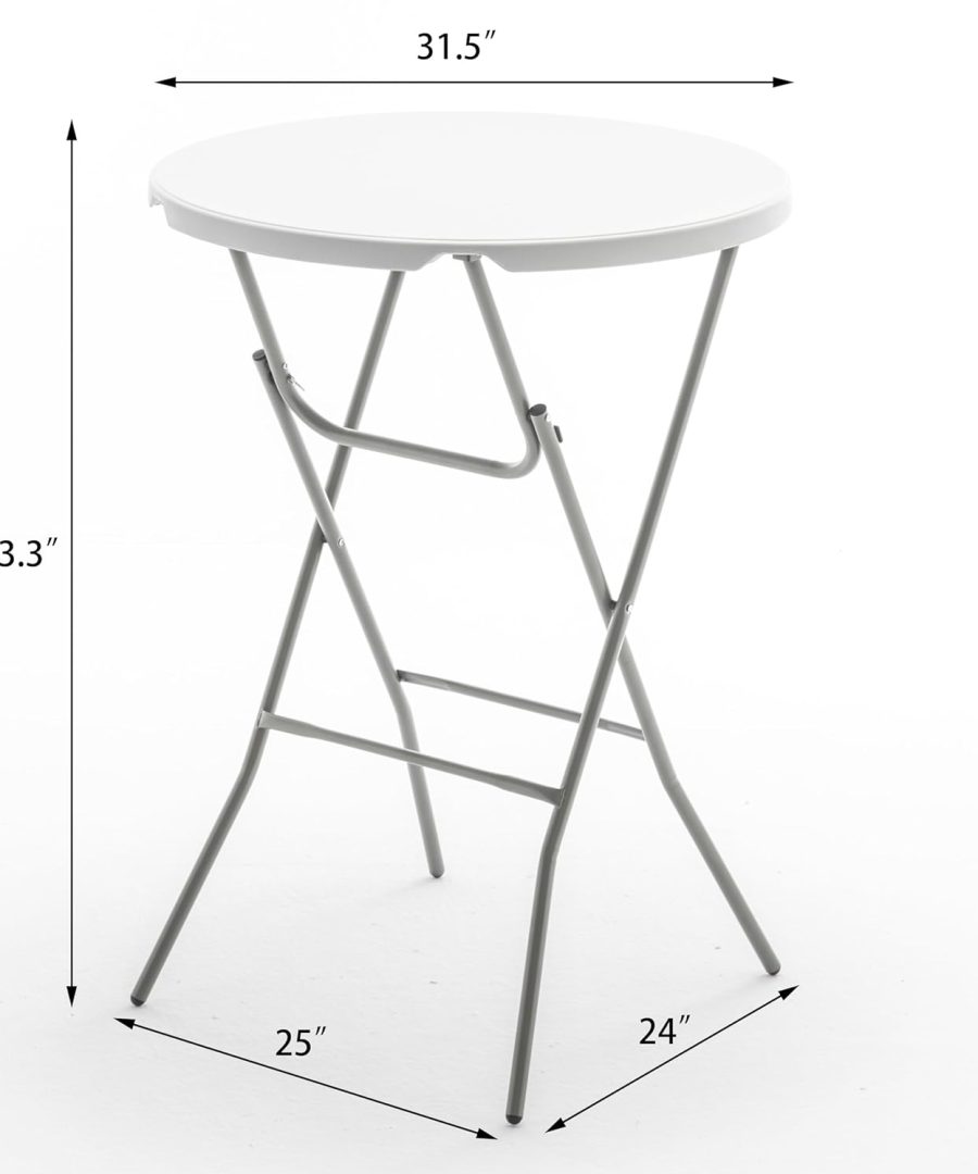 Round Folding Table Set