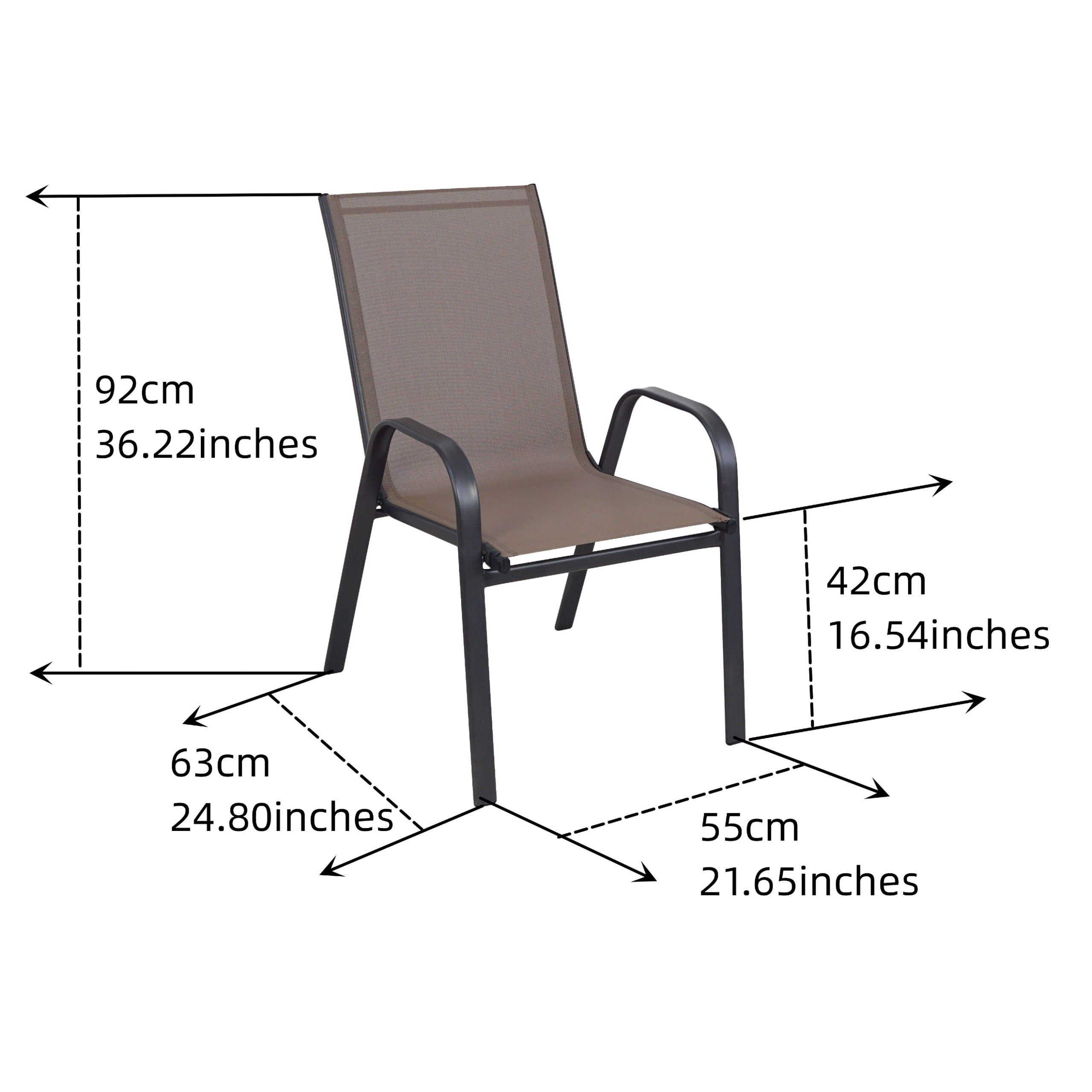 Outdoor Patio Chairs Set - Image 4