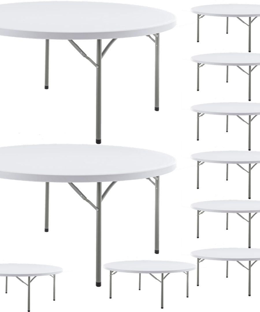 Round Folding Table Set