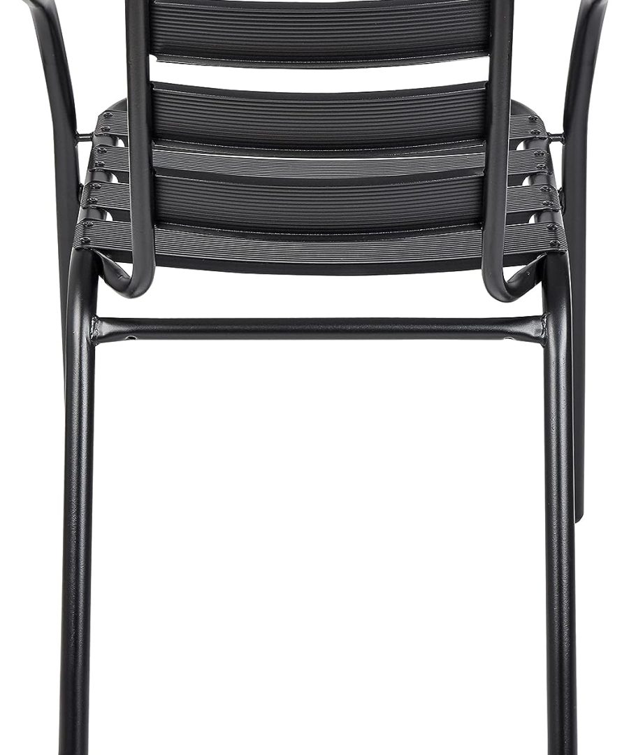 Stackable Outdoor Chairs with Table Set