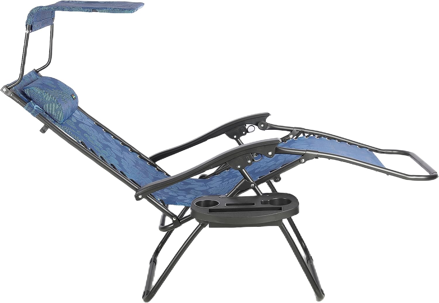 Folding Outdoor Reclining Lounge Chair - Image 7