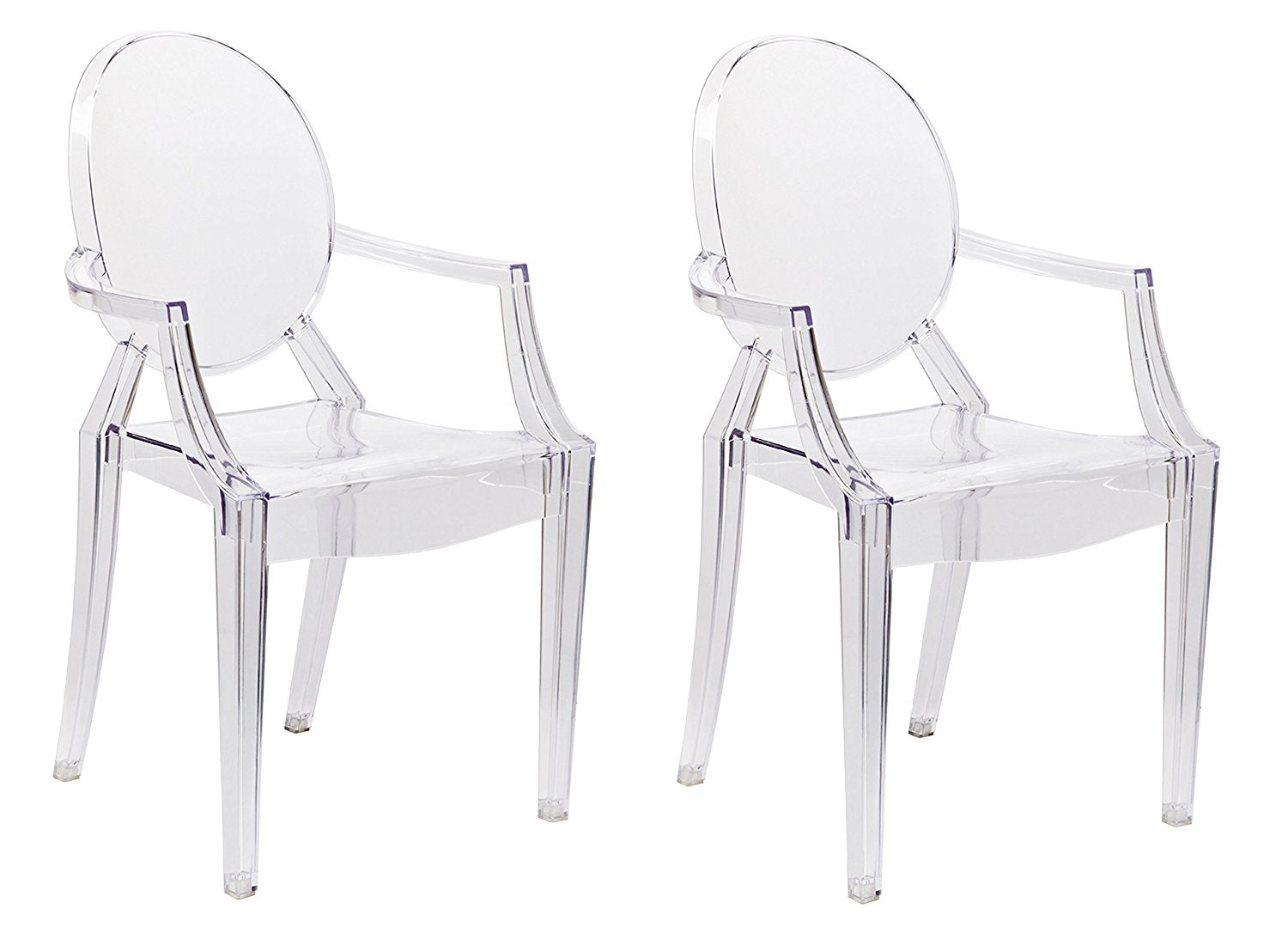 Transparent Dining Chair Set