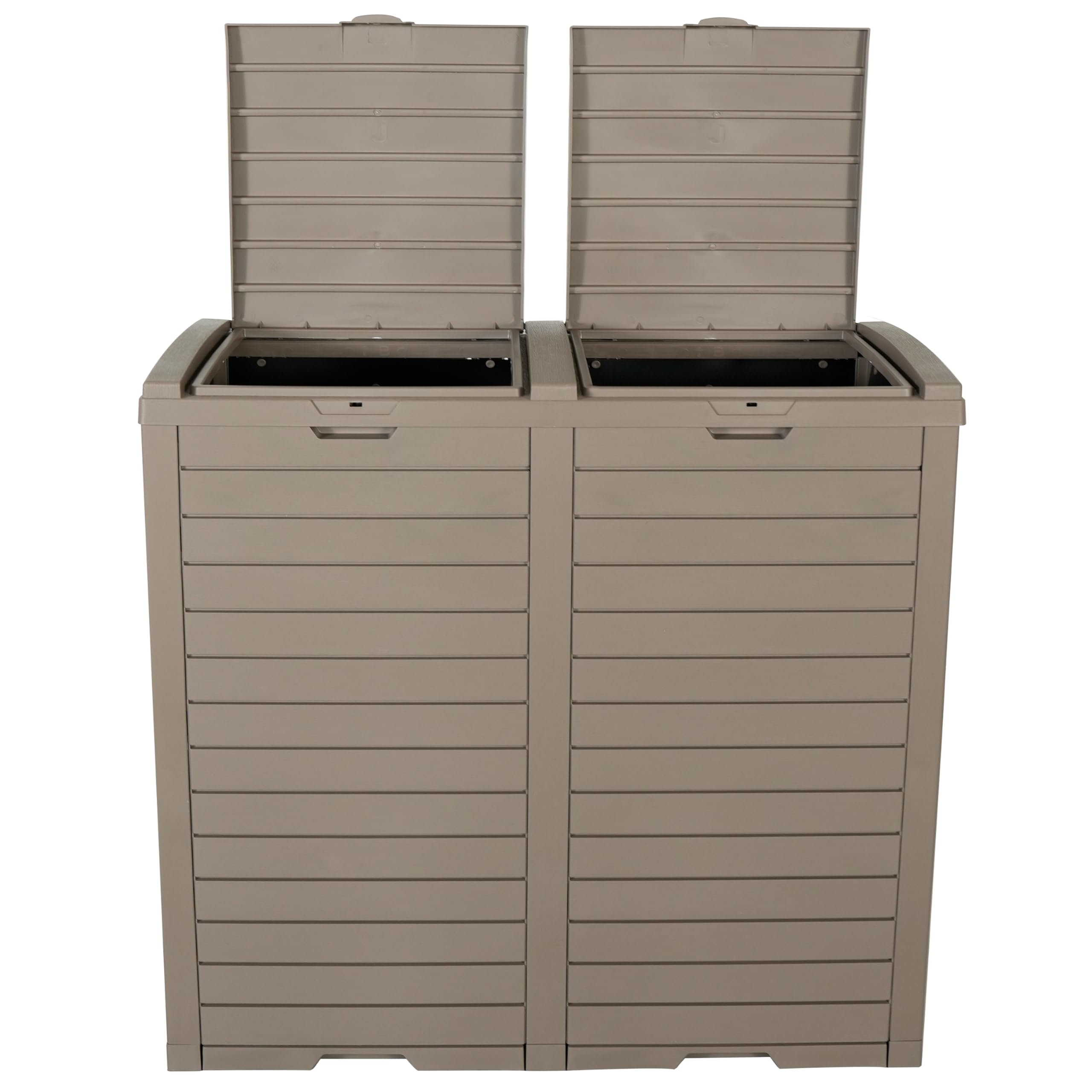 Dual-Compartment Outdoor Trash Can - Image 2