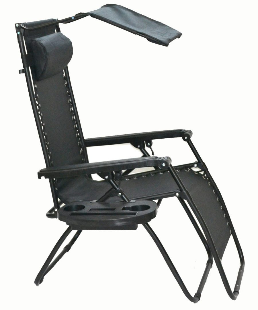 Folding Reclining Outdoor Lounge Chair