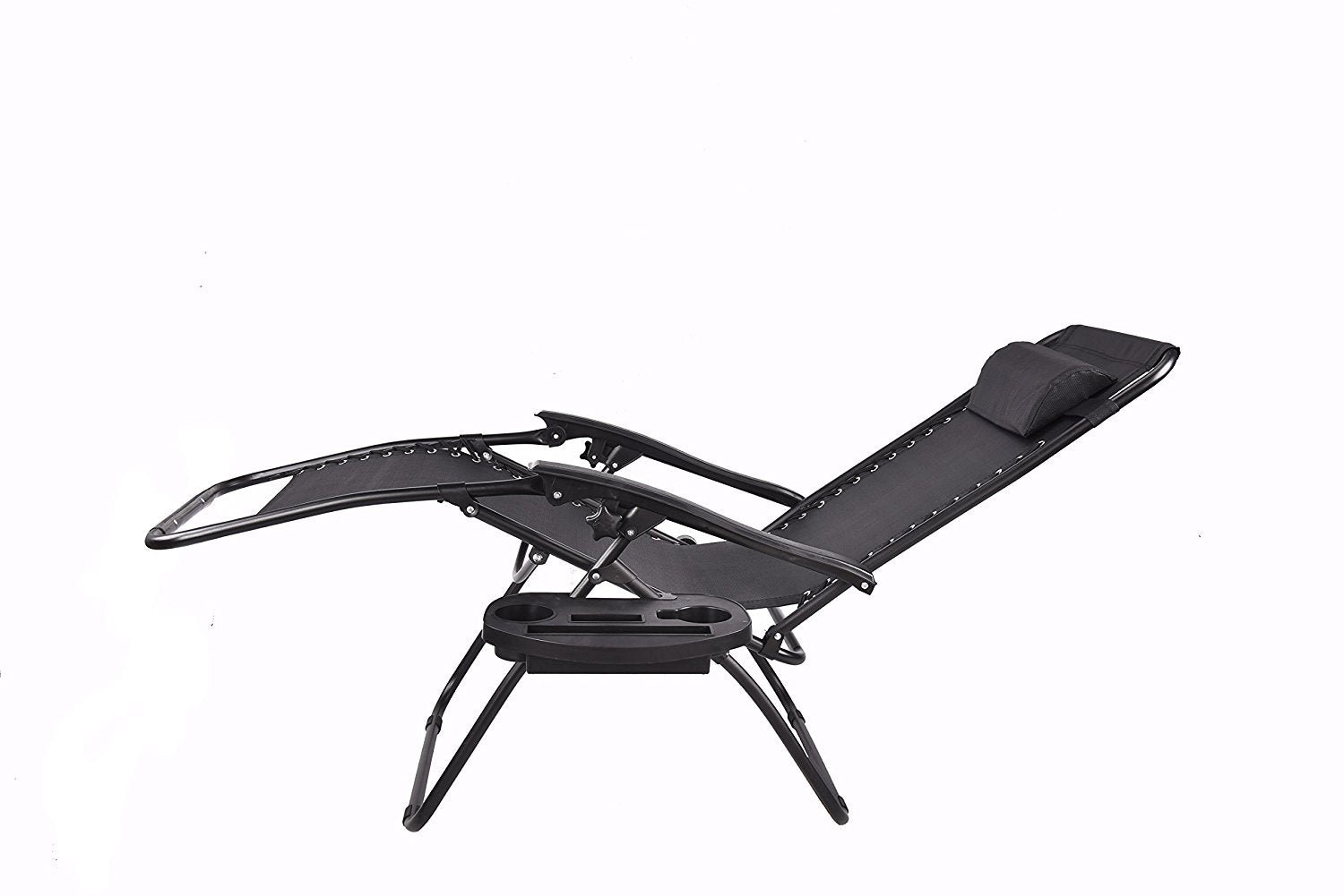 Reclining Folding Chair with Cup Holder - Image 6