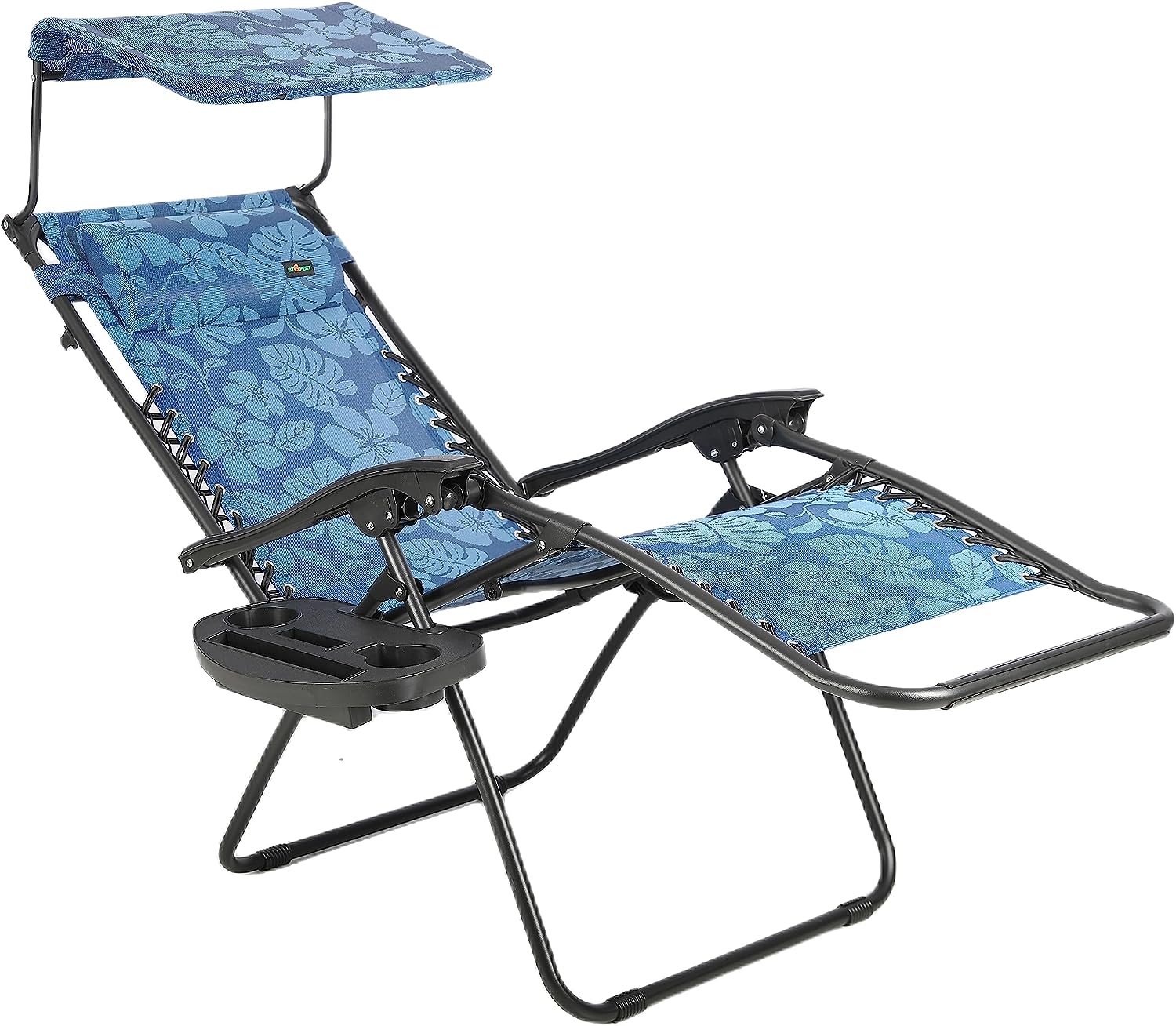 Folding Outdoor Reclining Lounge Chair - Image 4