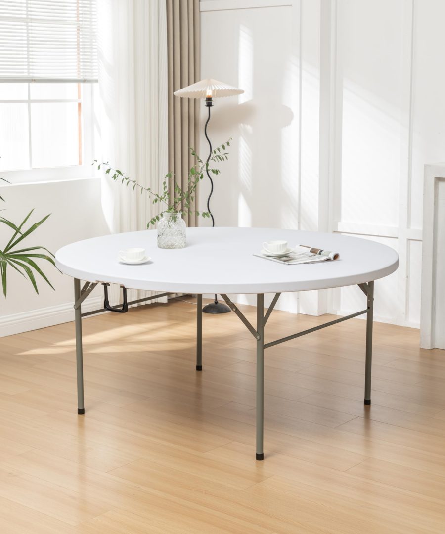 Folding Round Table Set