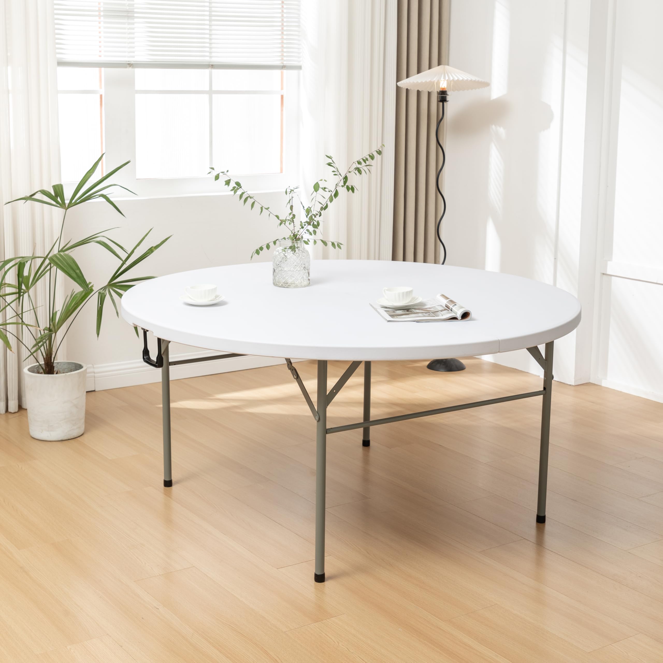 Folding Round Table Set - Image 2