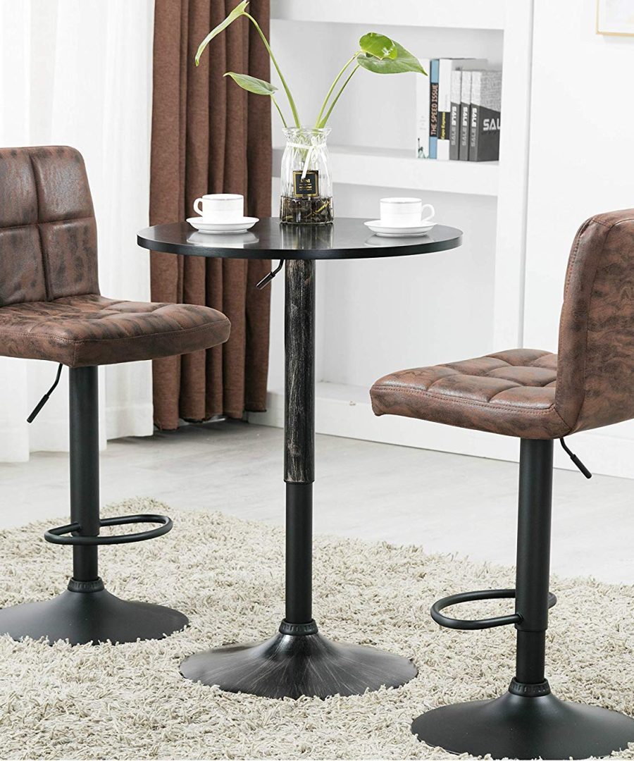 Adjustable Bar Table and Chair Set
