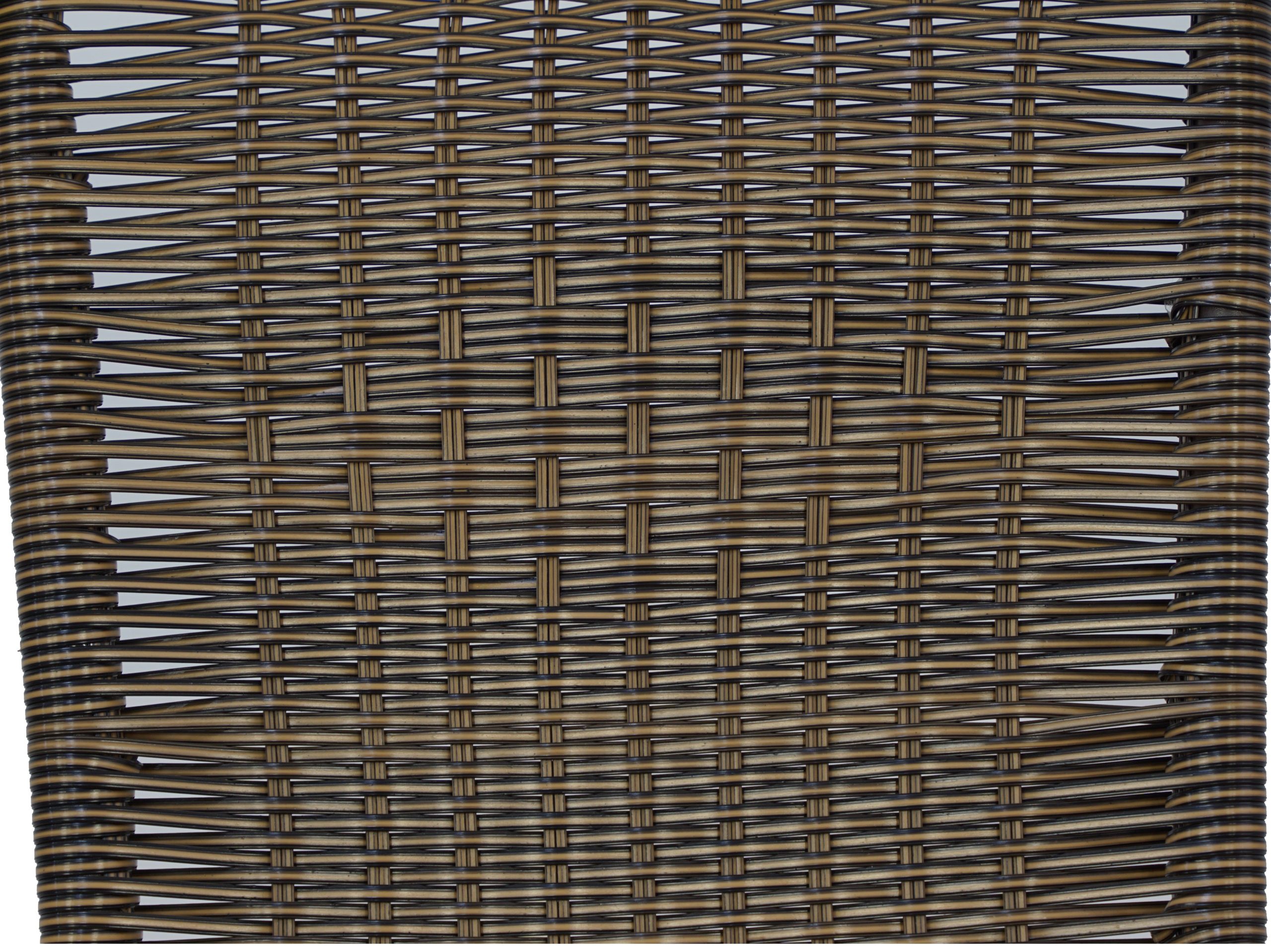Outdoor Round Table with Woven-Back Chairs - Image 12