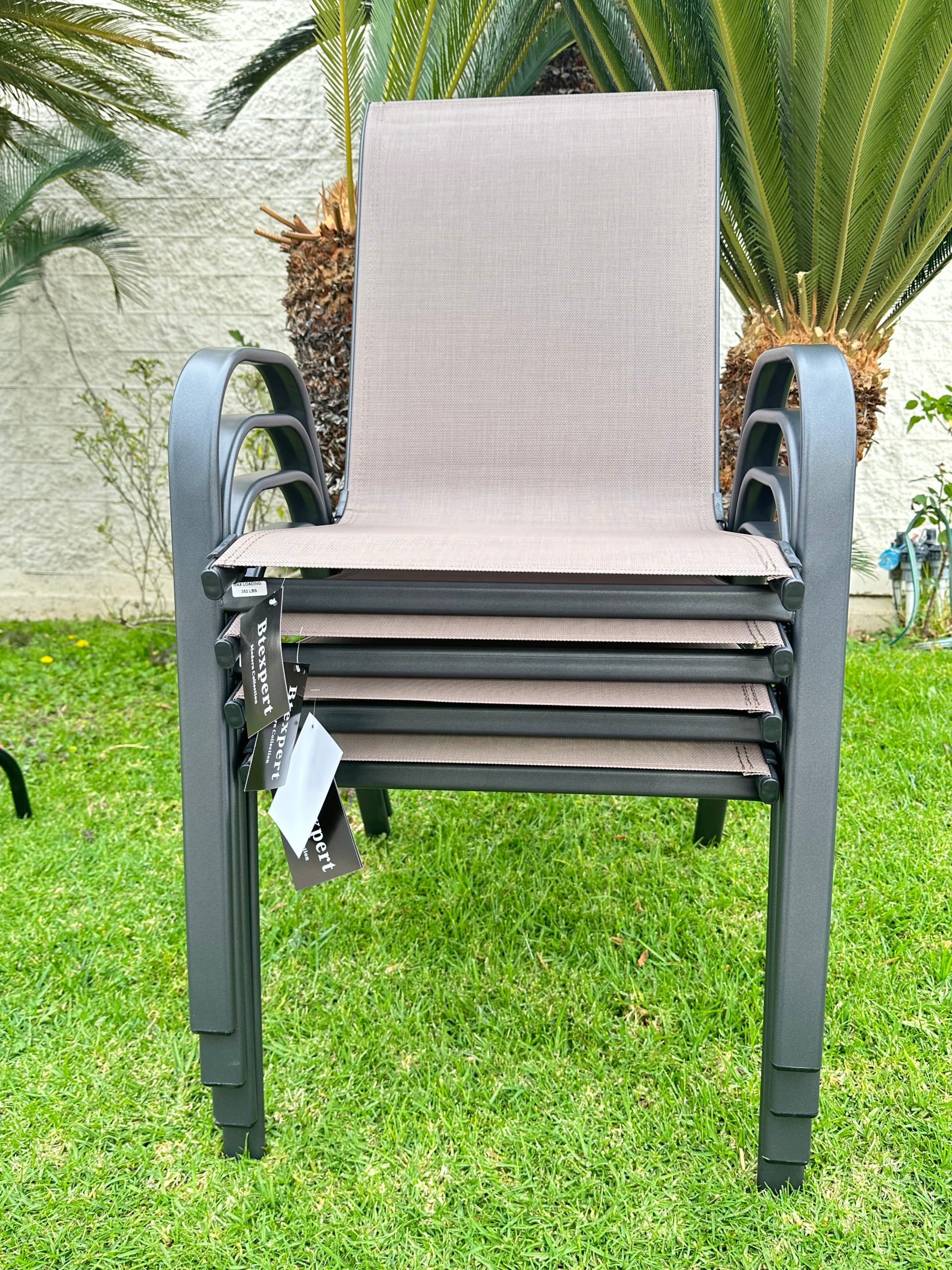 Outdoor Patio Furniture Set with 4 Chairs and 1 Table - Image 7