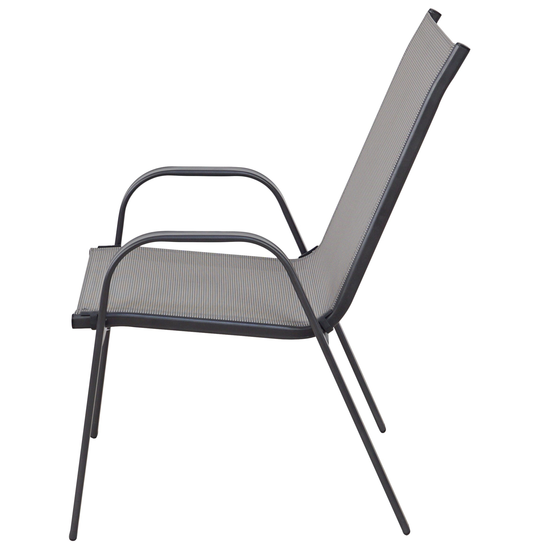 Stackable Outdoor Patio Chairs Set - Image 2