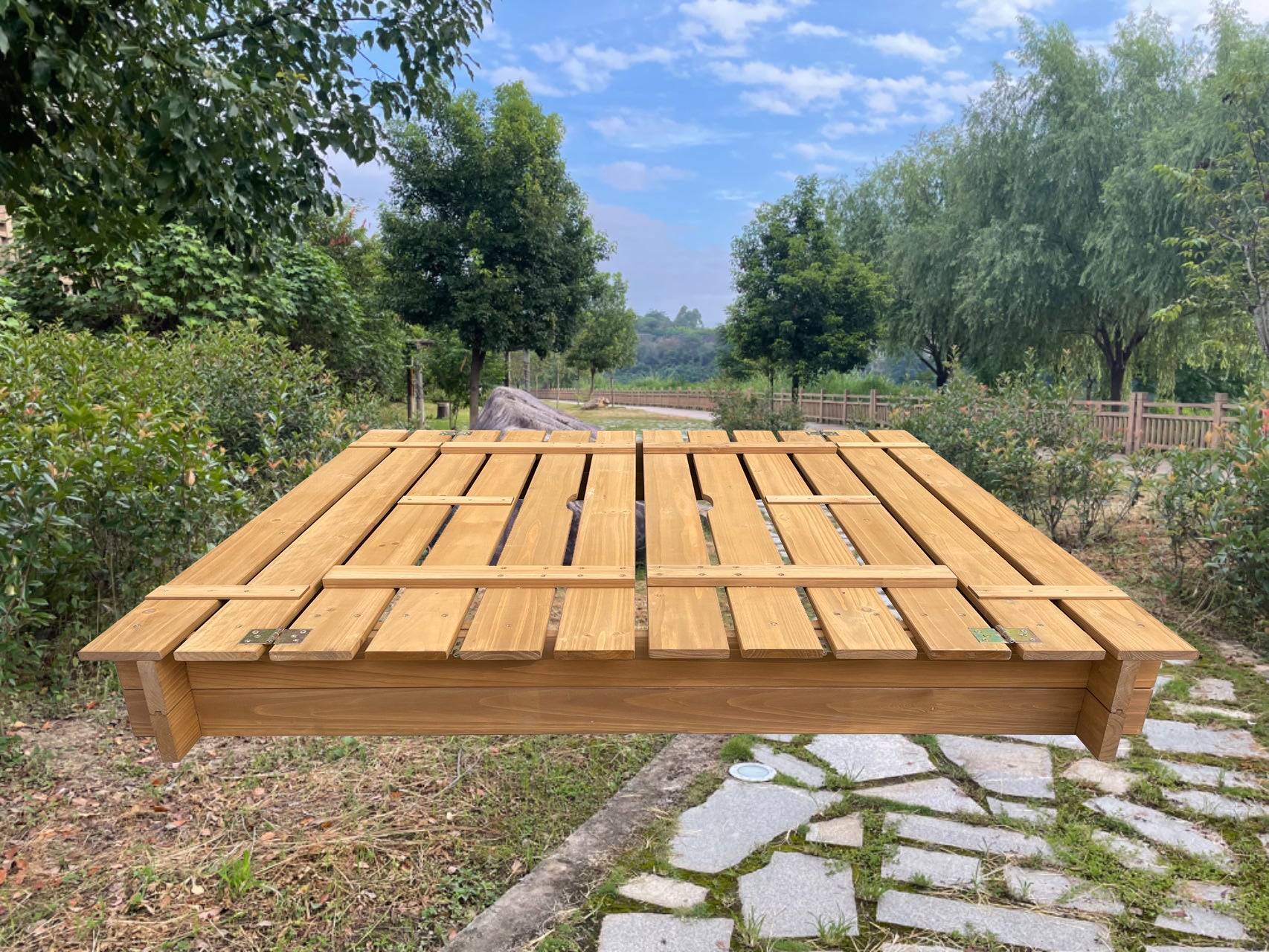 Convertible Outdoor Bench-Table - Image 4