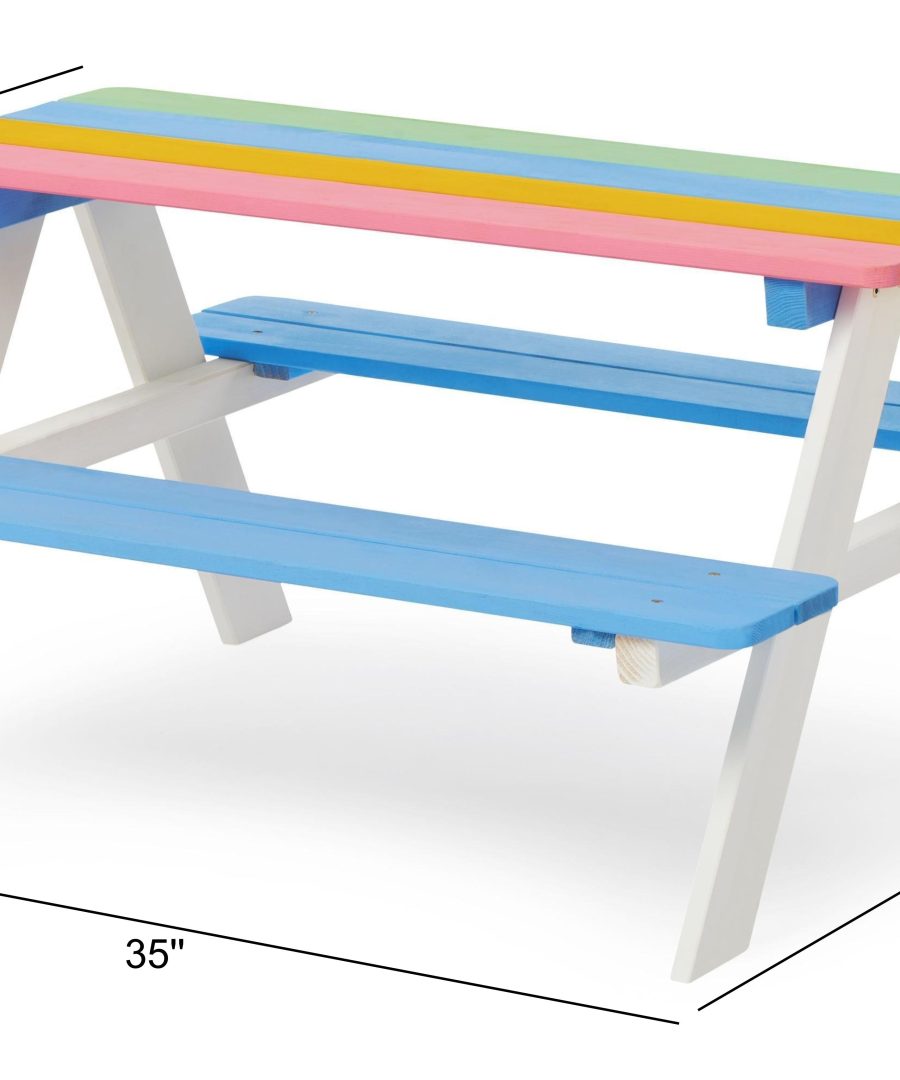 Kids Picnic Table with Benches