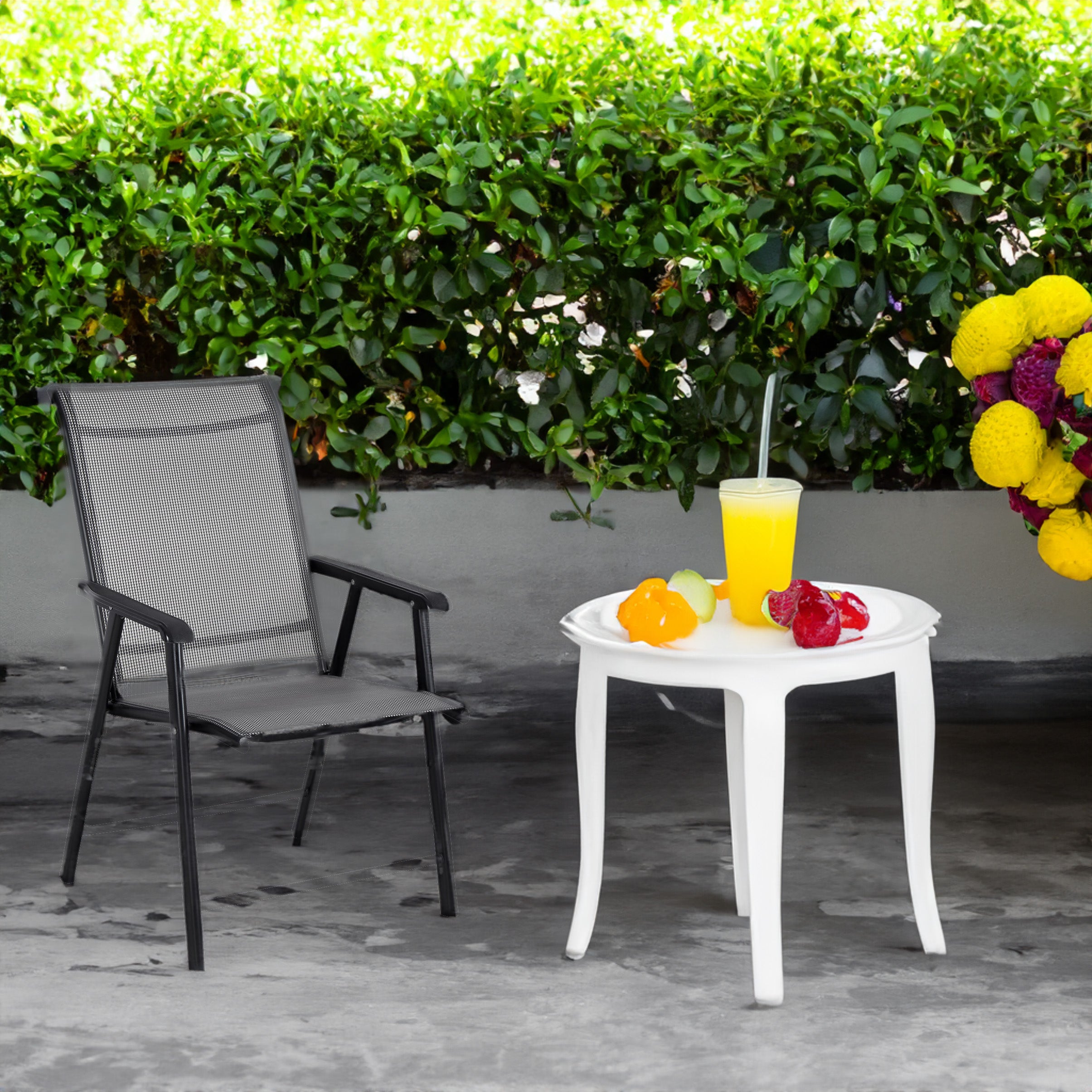 Outdoor Folding Chair Set - Image 7