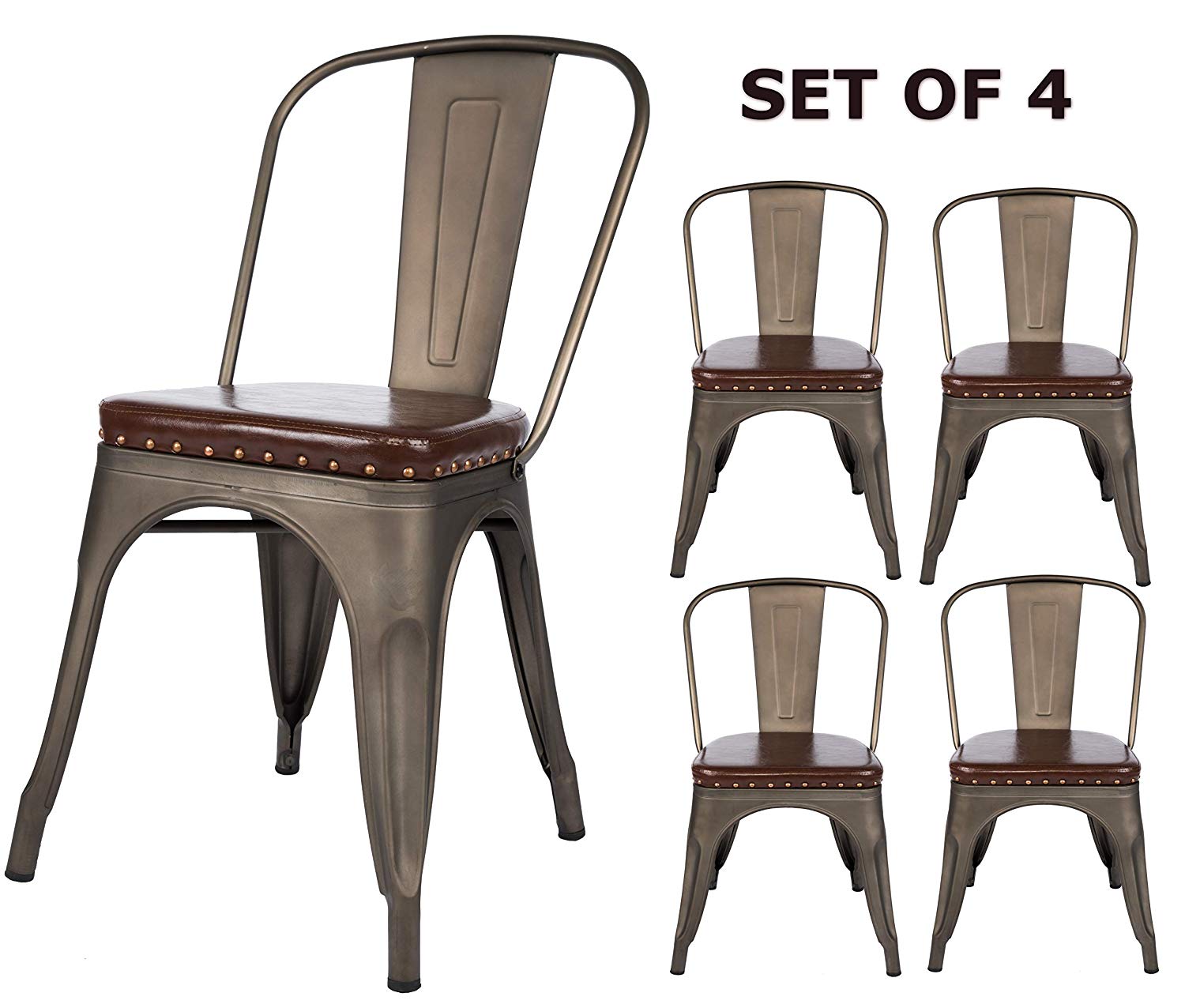 Stackable Dining Chair Set - Image 4