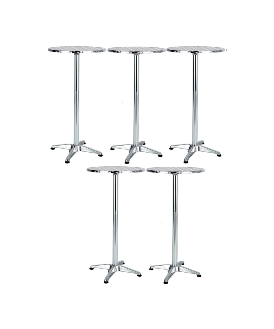 Set of Tall Round Tables