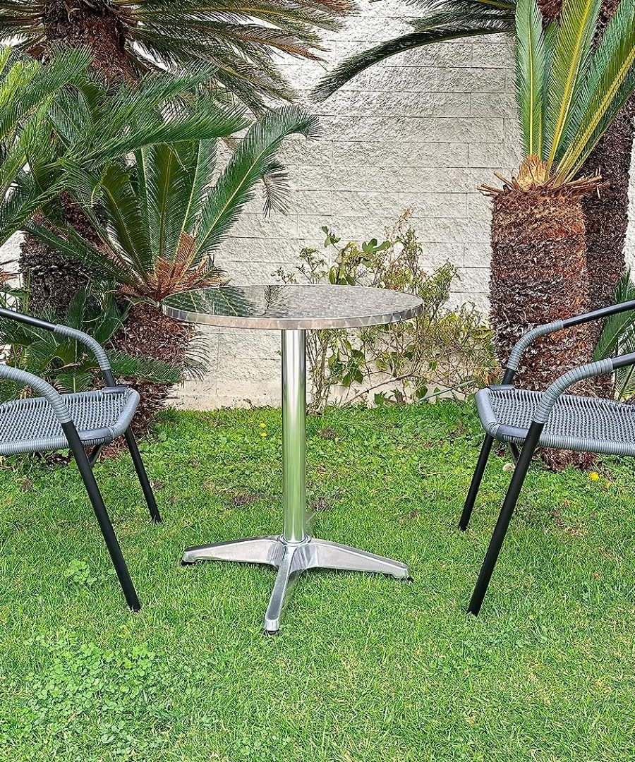 Outdoor Patio Furniture Set with Table and Two Chairs