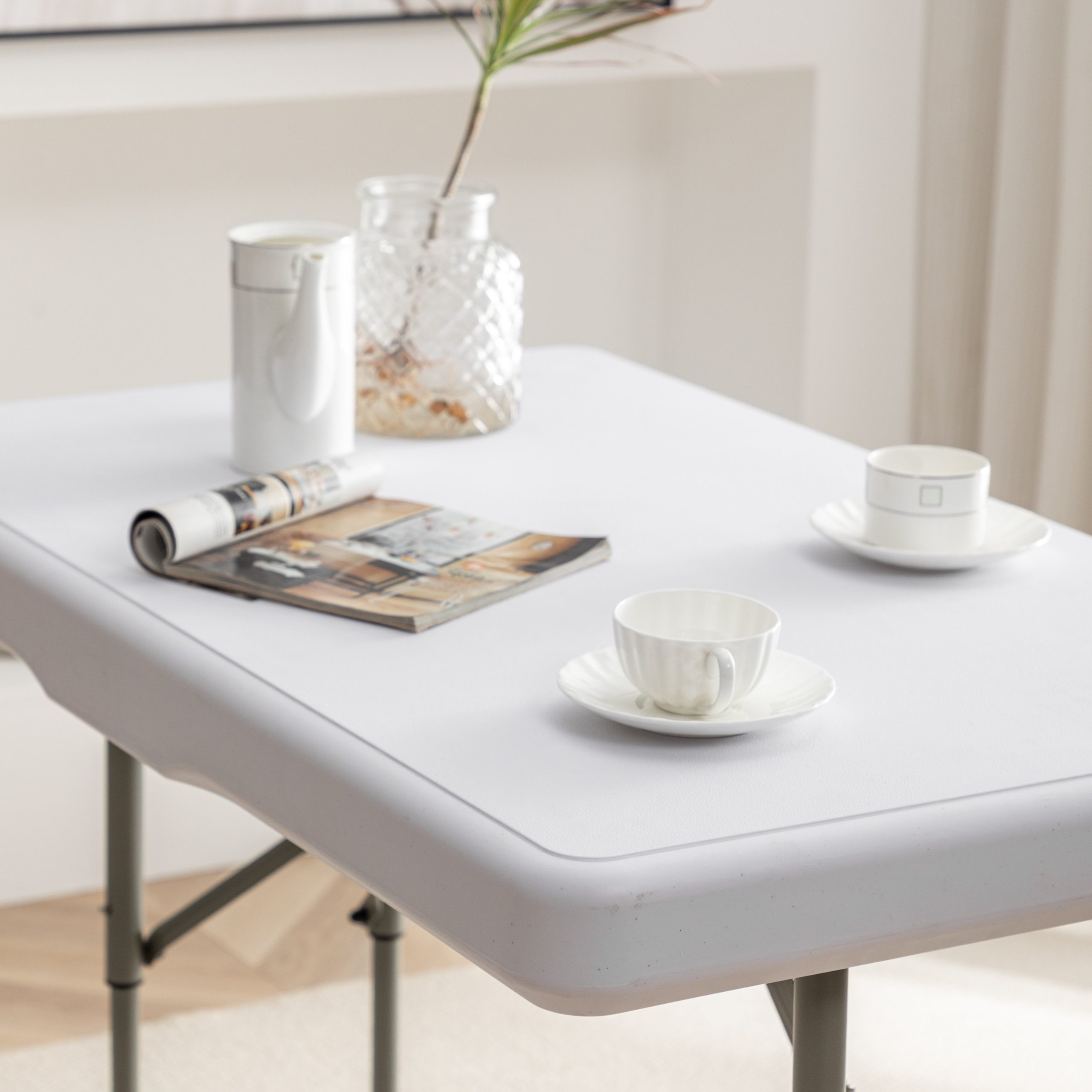 Folding Table and Bench Set - Image 3