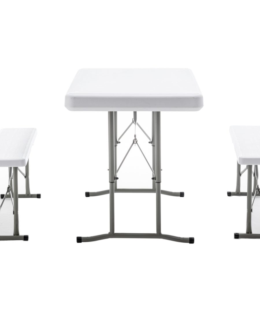 Folding Table and Bench Set