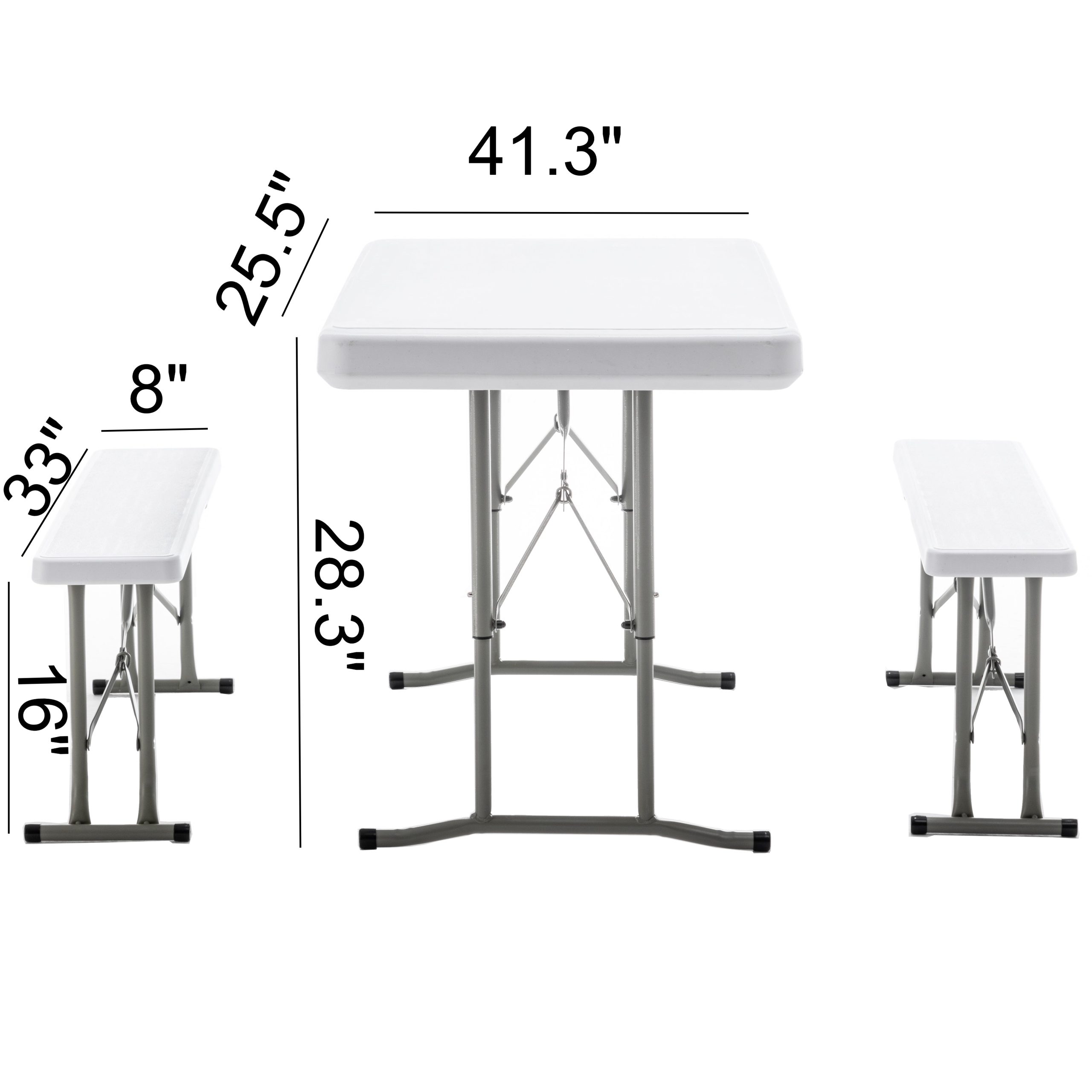 Folding Table and Bench Set - Image 9