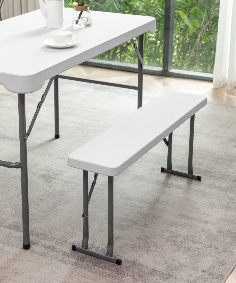 Folding Table and Bench Set