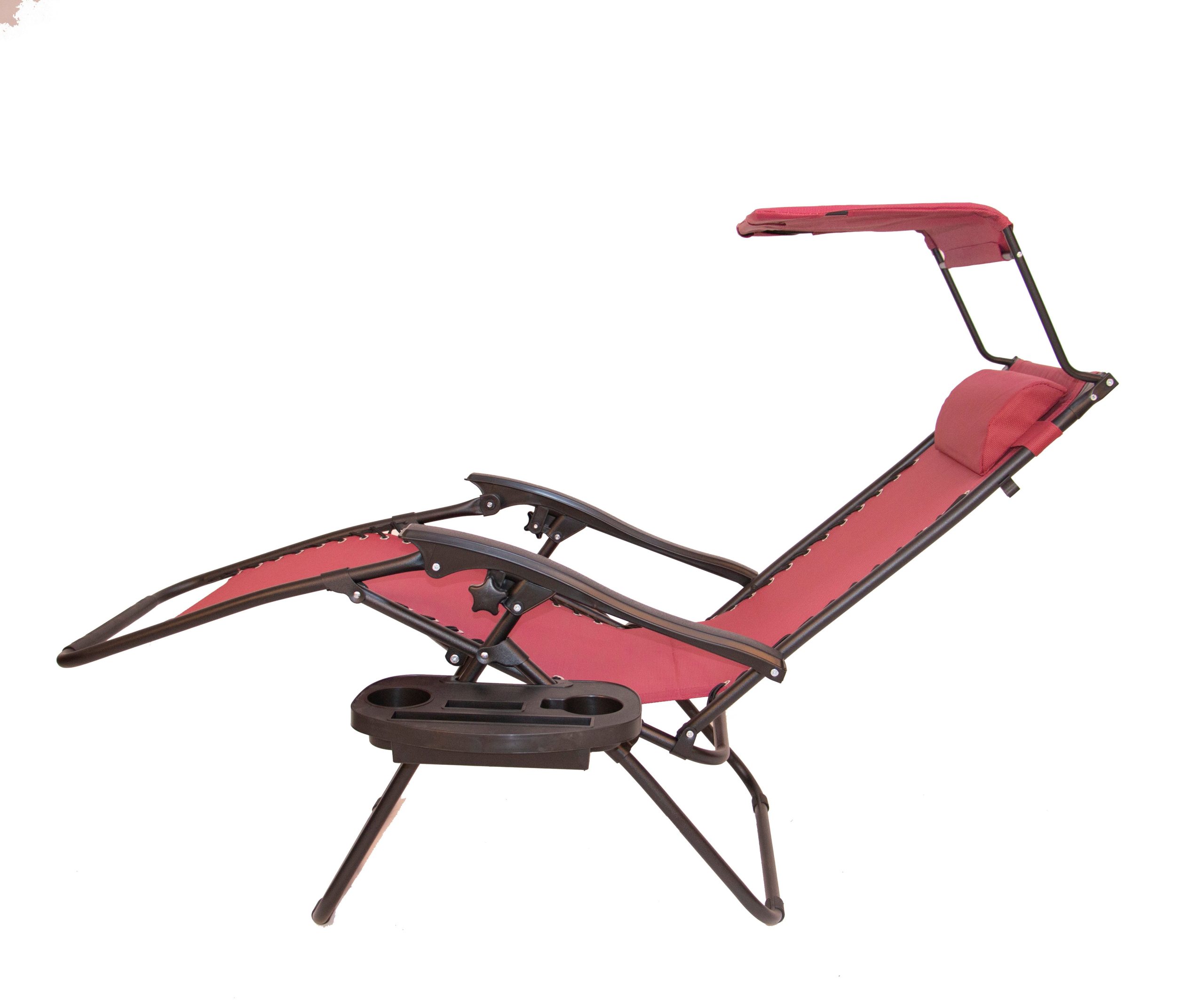 Folding Outdoor Reclining Lounge Chair - Image 5