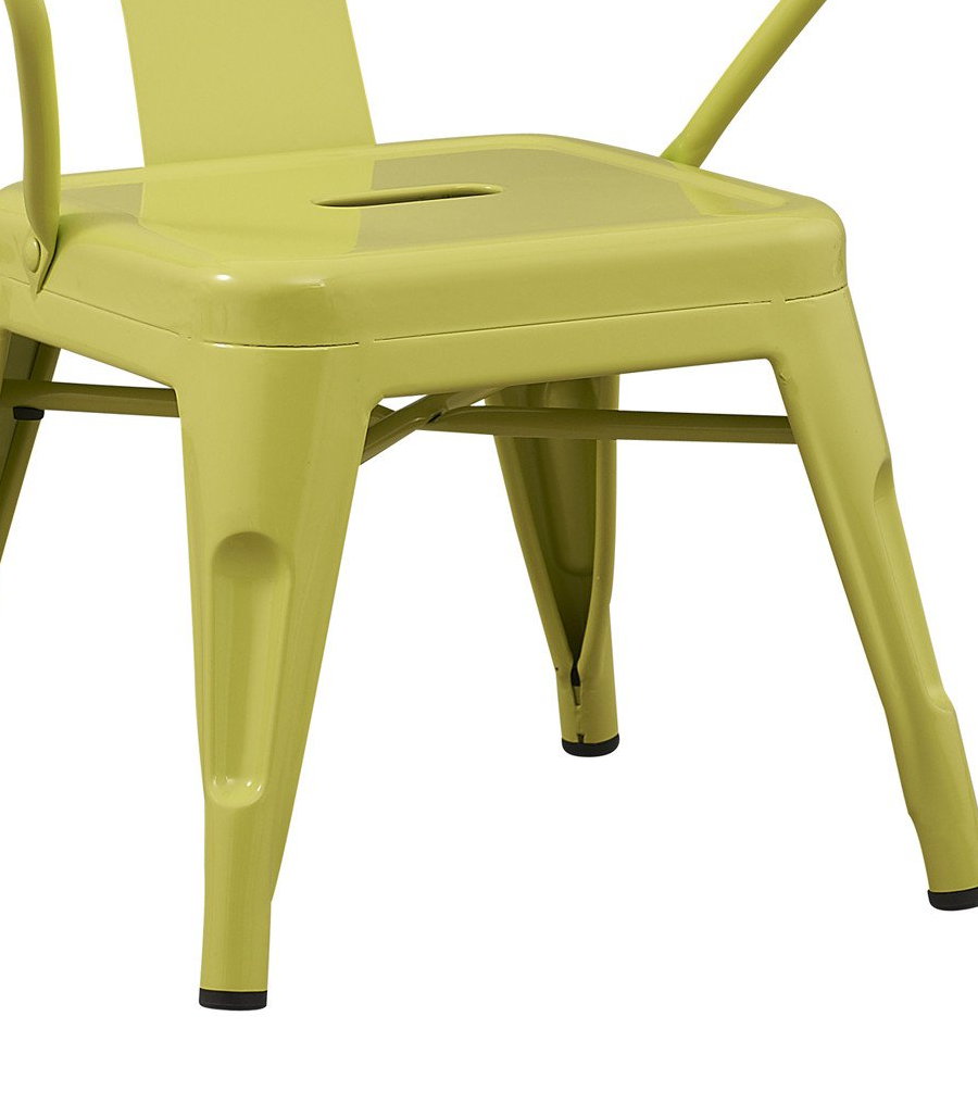 Metal Chair with Armrests