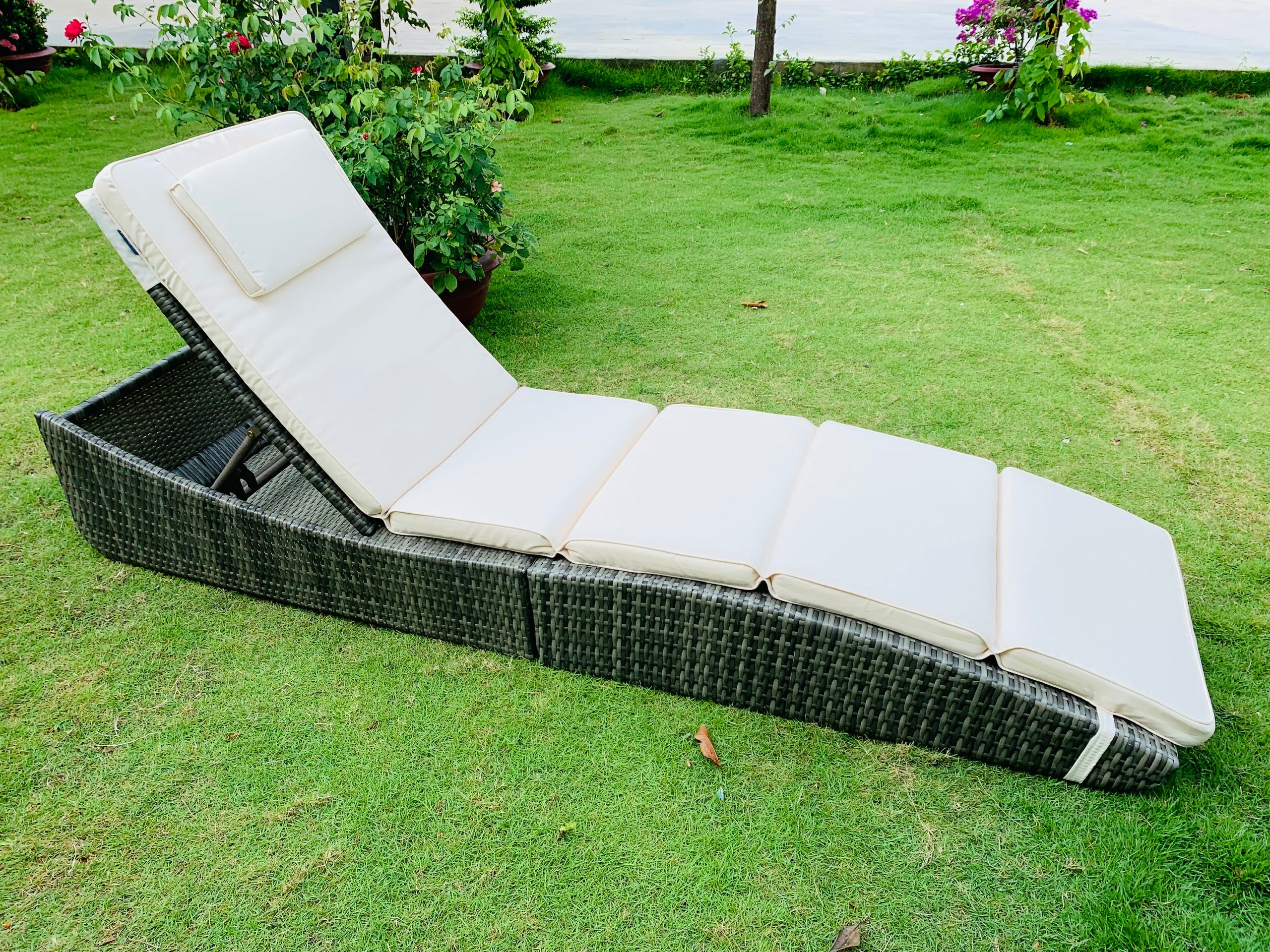 Outdoor Reclining Chaise Lounge - Image 6