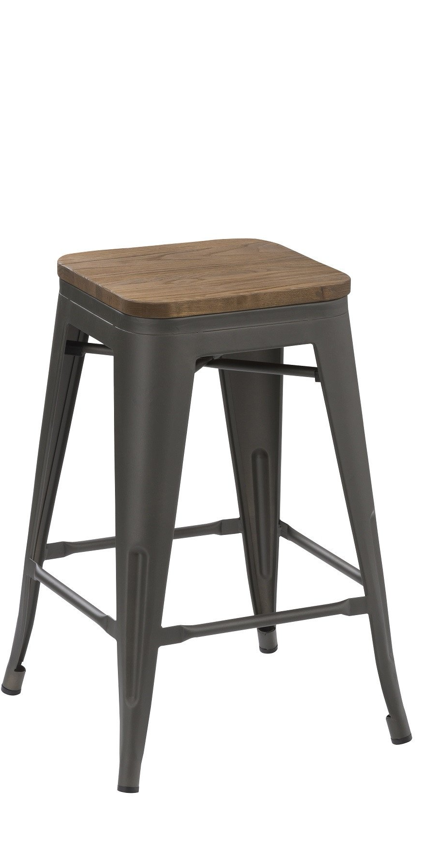 Premium Industrial Stackable Bar Stools