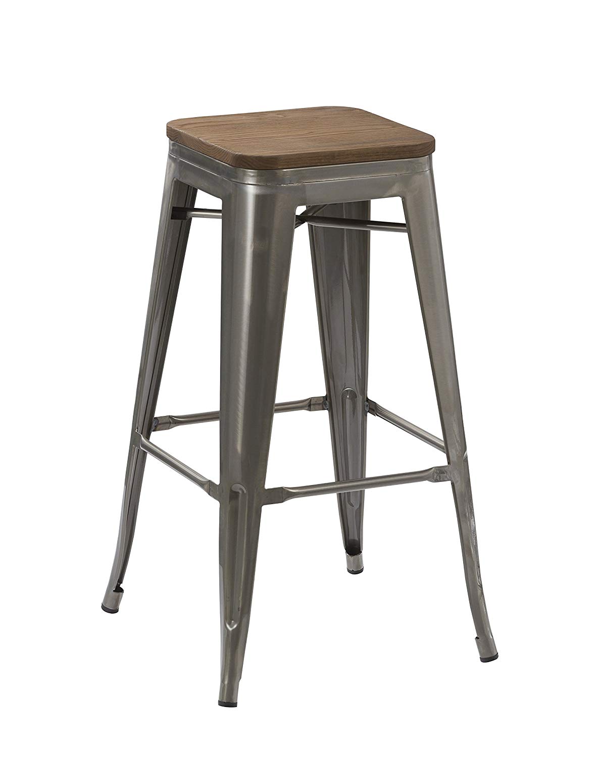 Classic Industrial Stackable Bar Stools