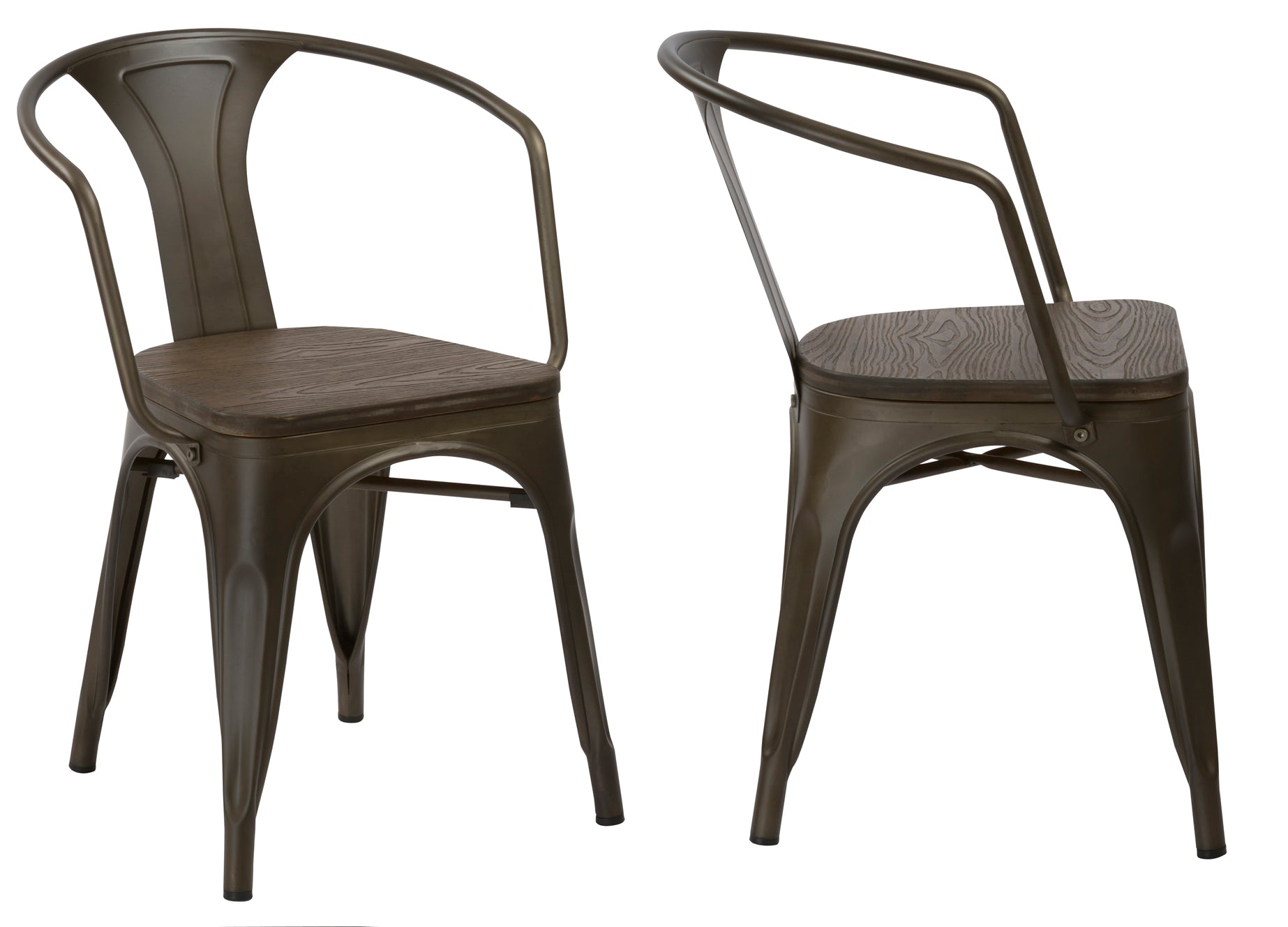 Classic Industrial Dining Chair Set