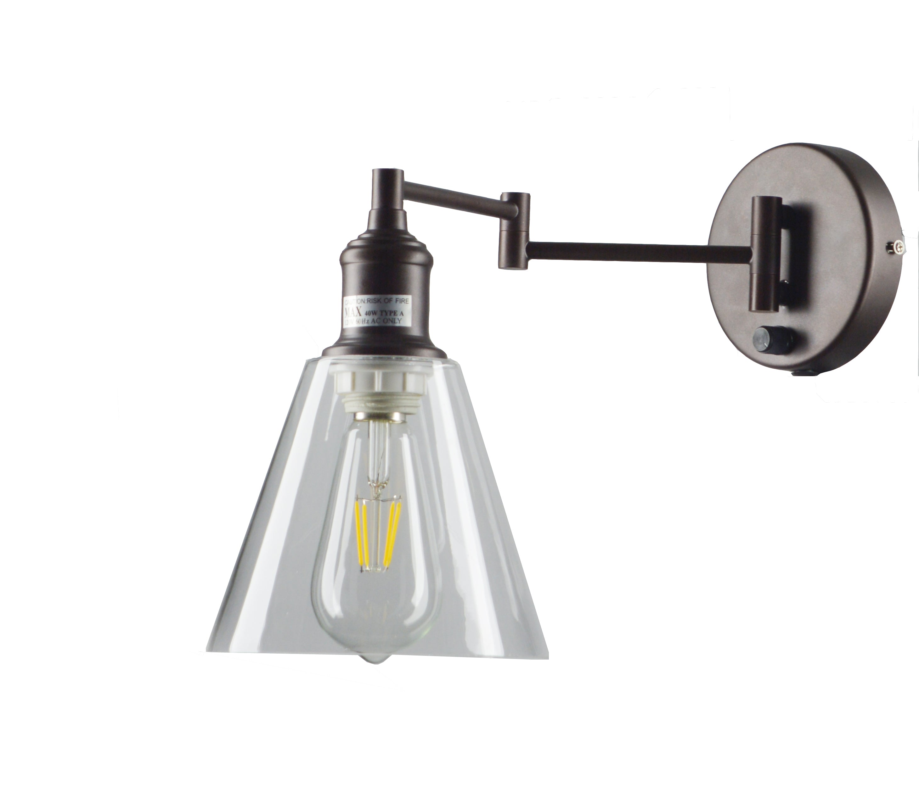 Premium Vintage Swing Arm Wall Sconce