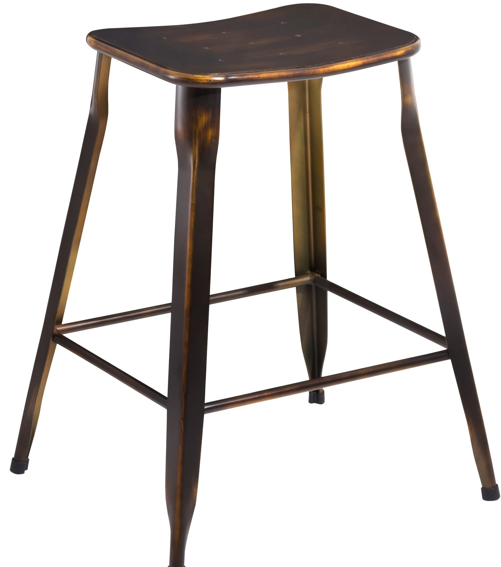 Contemporary Industrial Bar Stool Set