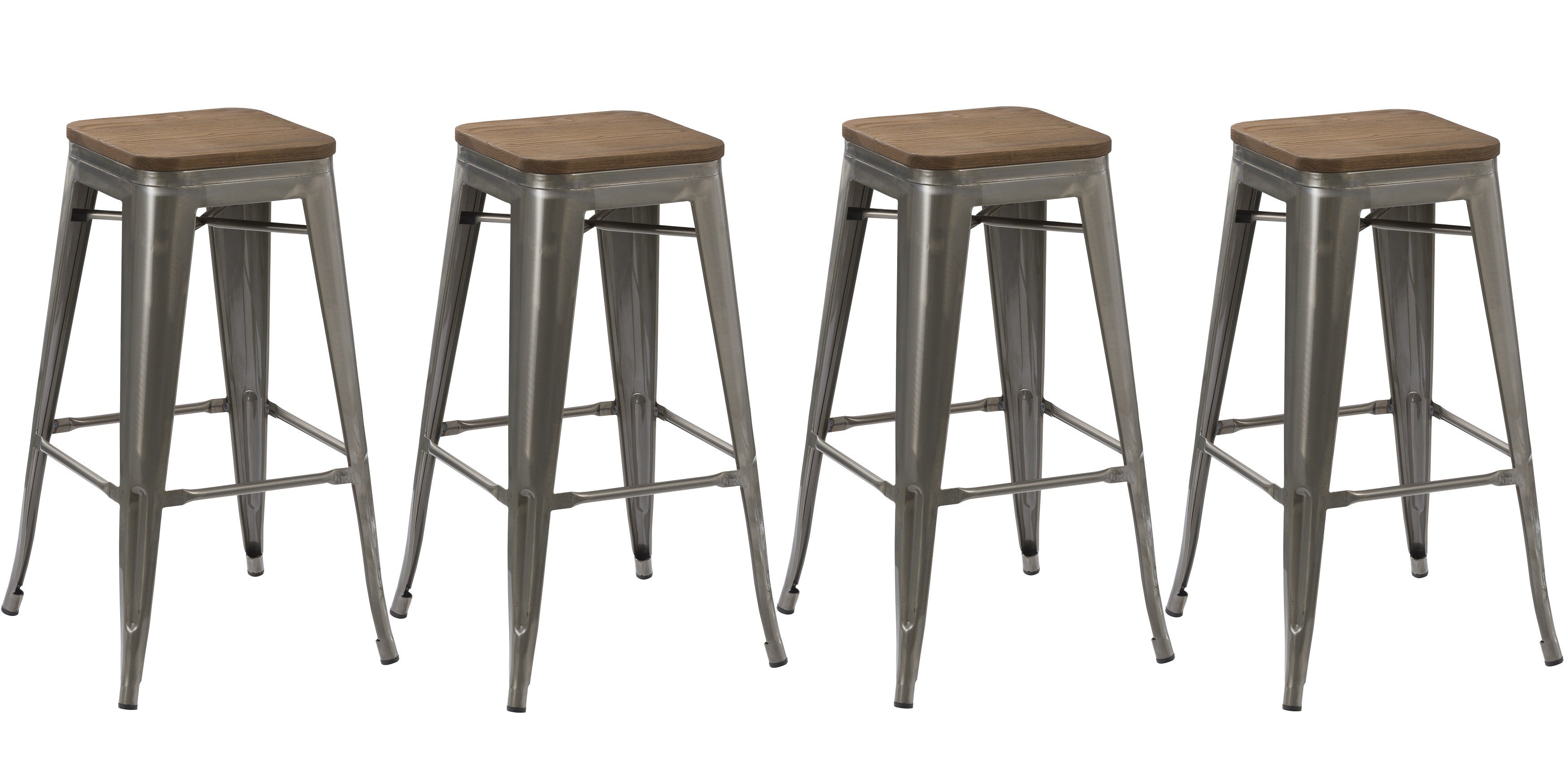 Premium Stackable Bar Stool Set